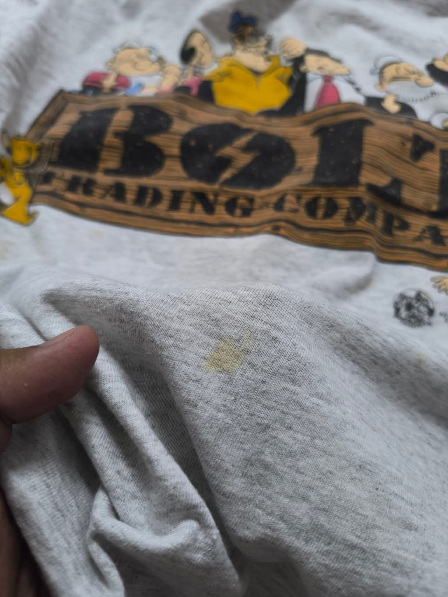 Lightning Bolt Vintage Lightning Bolt X Popeye 1993 surf skate tee Size US L / EU 52-54 / 3 - 8 Thumbnail