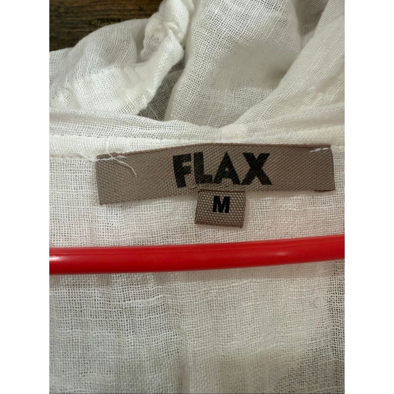 FLAX Flax NWOT white linen/cotton hoodie size Medium Size M / US 6-8 / IT 42-44 - 4 Thumbnail