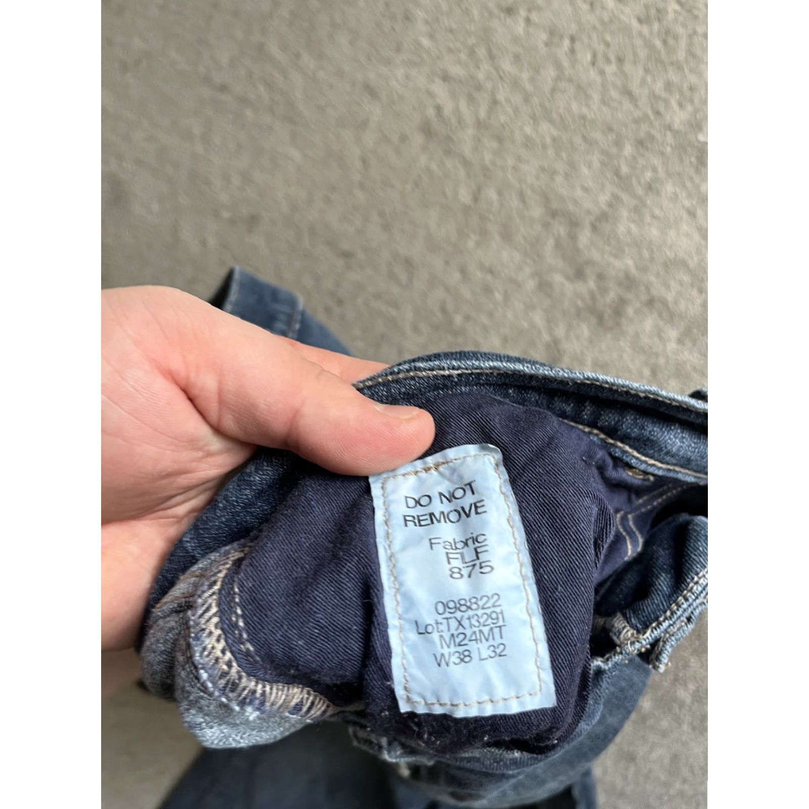 Vintage Tyndale Jeans Men's 38x32 Blue Denim Flame-Resistant Boot Cut 5-Pocket USA Mens Size US 38 / EU 54 - 8 Thumbnail