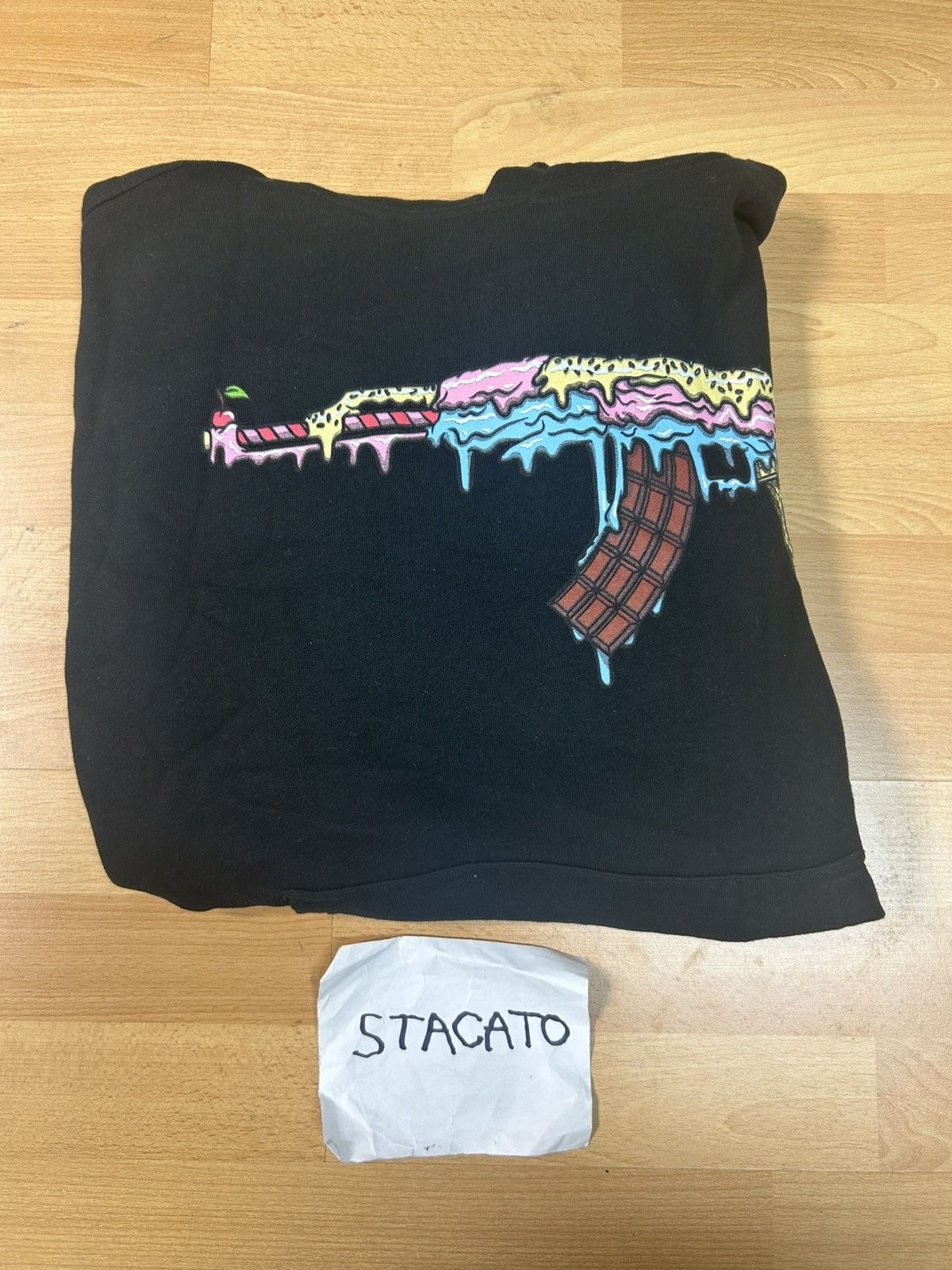 Rap Tees × Vintage ShopGLD Ice Cream Cone Hoodie Black Size US M / EU 48-50 / 2 - 4 Thumbnail