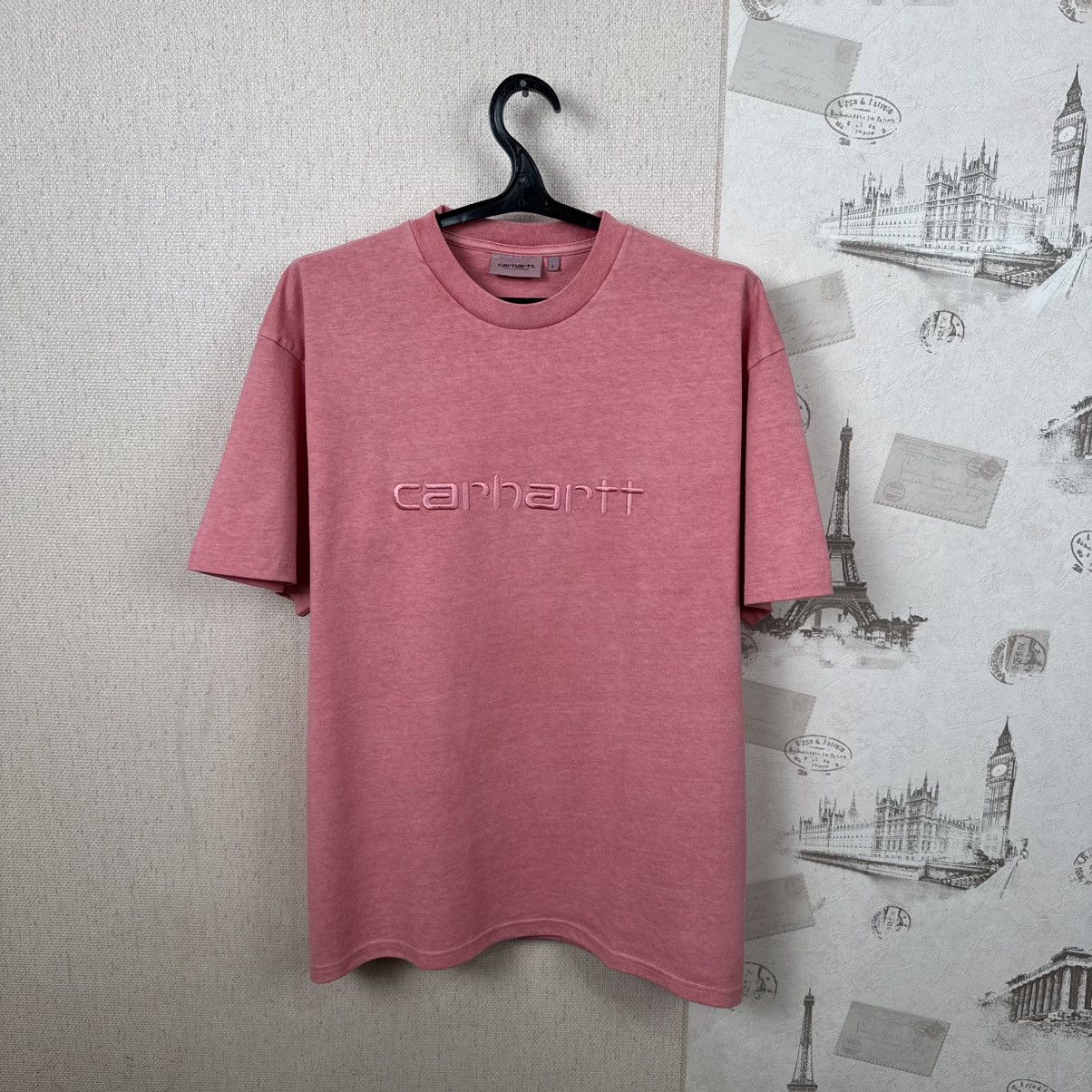 Carhartt Carhartt T shirt Embroidered Logo Pink Duster L Streetwear Size US L / EU 52-54 / 3 - 11 Thumbnail