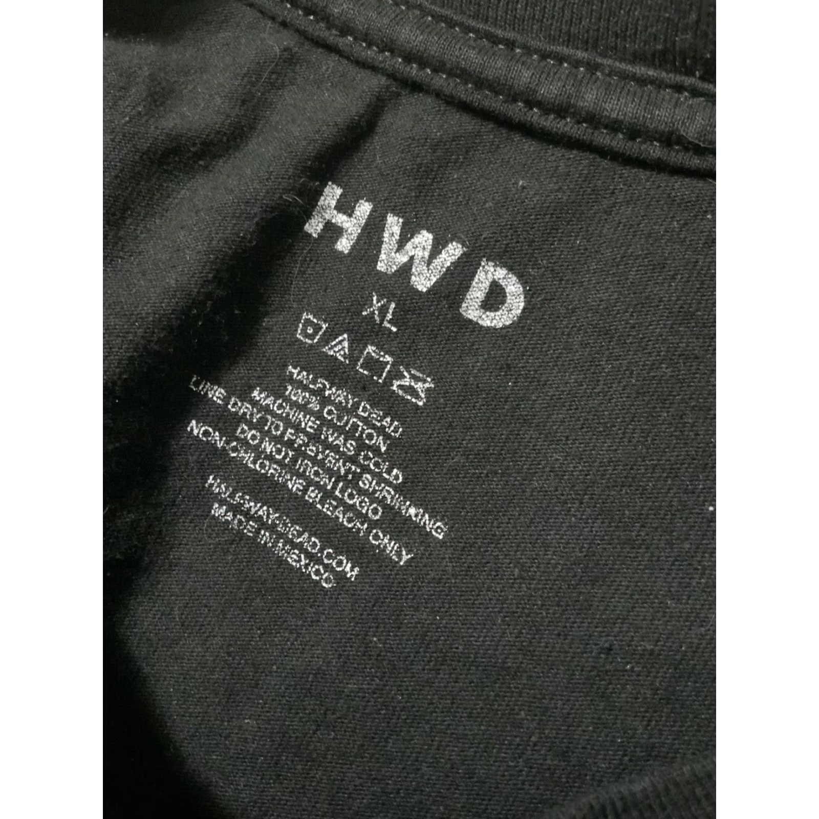 Vintage VINTAGE HWD Halfway Dead Los Angeles Skull Brain Graphic Black S/S Mens T-Shirt XL Size US XL / EU 56 / 4 - 8 Thumbnail