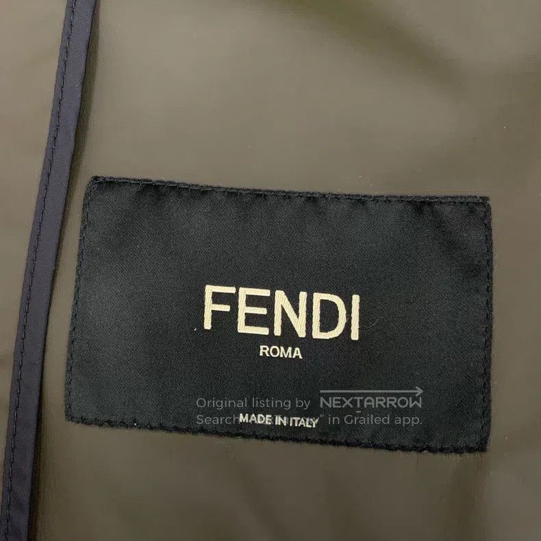 Fendi Fendi Brown-green hooded zipper, long-sleeve jacket coat Size US M / EU 48-50 / 2 - 5 Thumbnail
