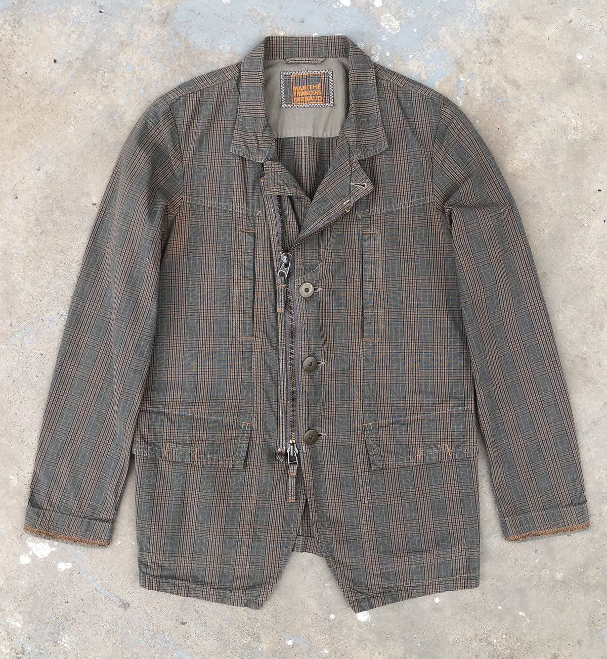 Marithe + Francois Girbaud Vintage Marithe Francois Girbaud Zipper Coat Blazer Jacket Size US M / EU 48-50 / 2 - 2 Thumbnail