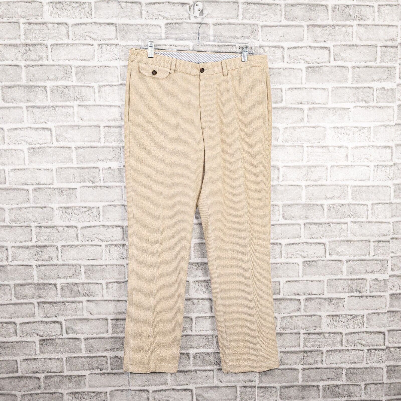 image of Our Legacy Men's Cotton Corduroy Chino Pants In Beige 46 (Size 32)