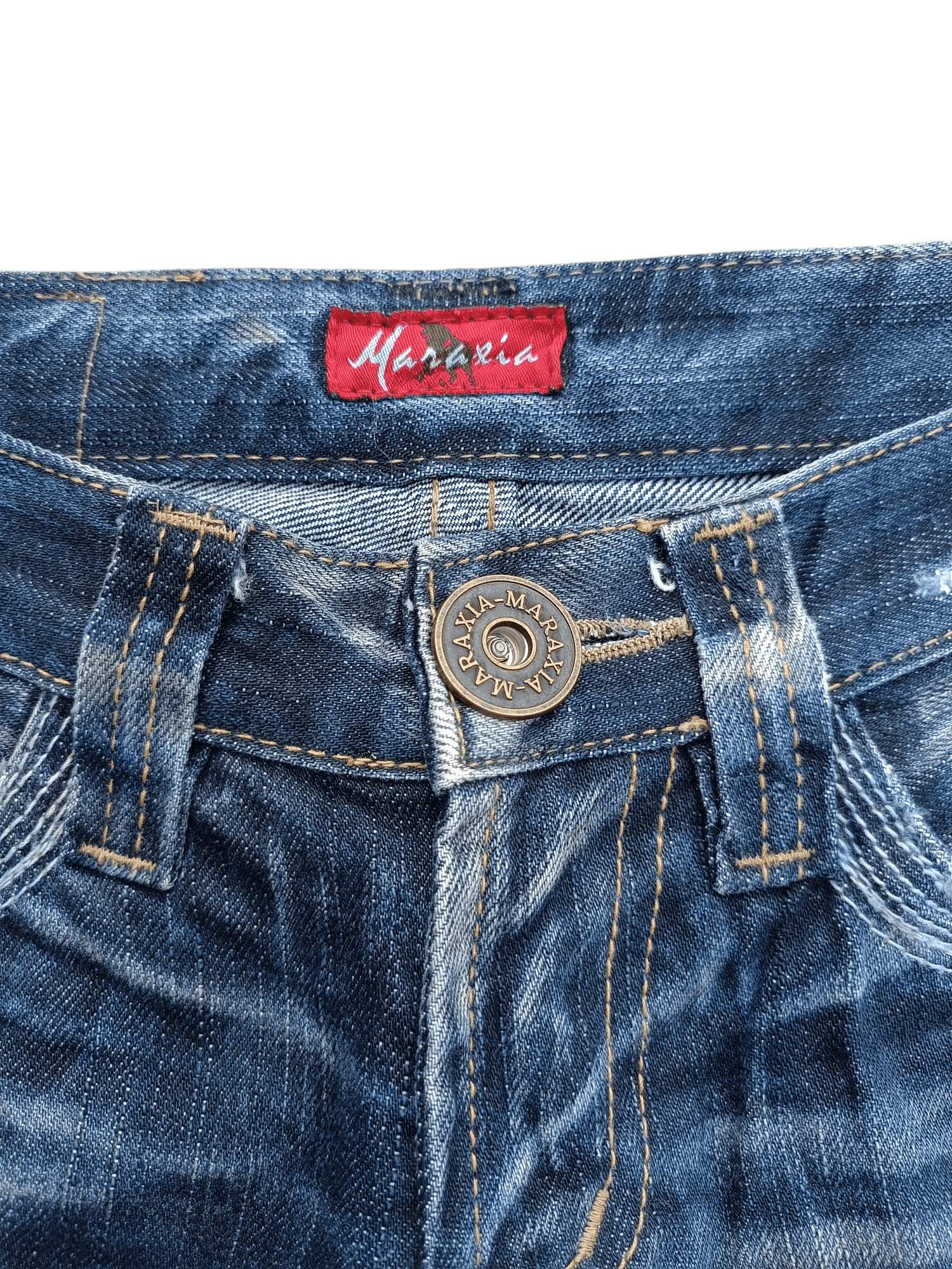 Hysteric Glamour SUPER FLARED🔥Maraxia Whiskers Faded Low Rise Boot Cut Jeans Size US 28 / EU 44 - 9 Thumbnail