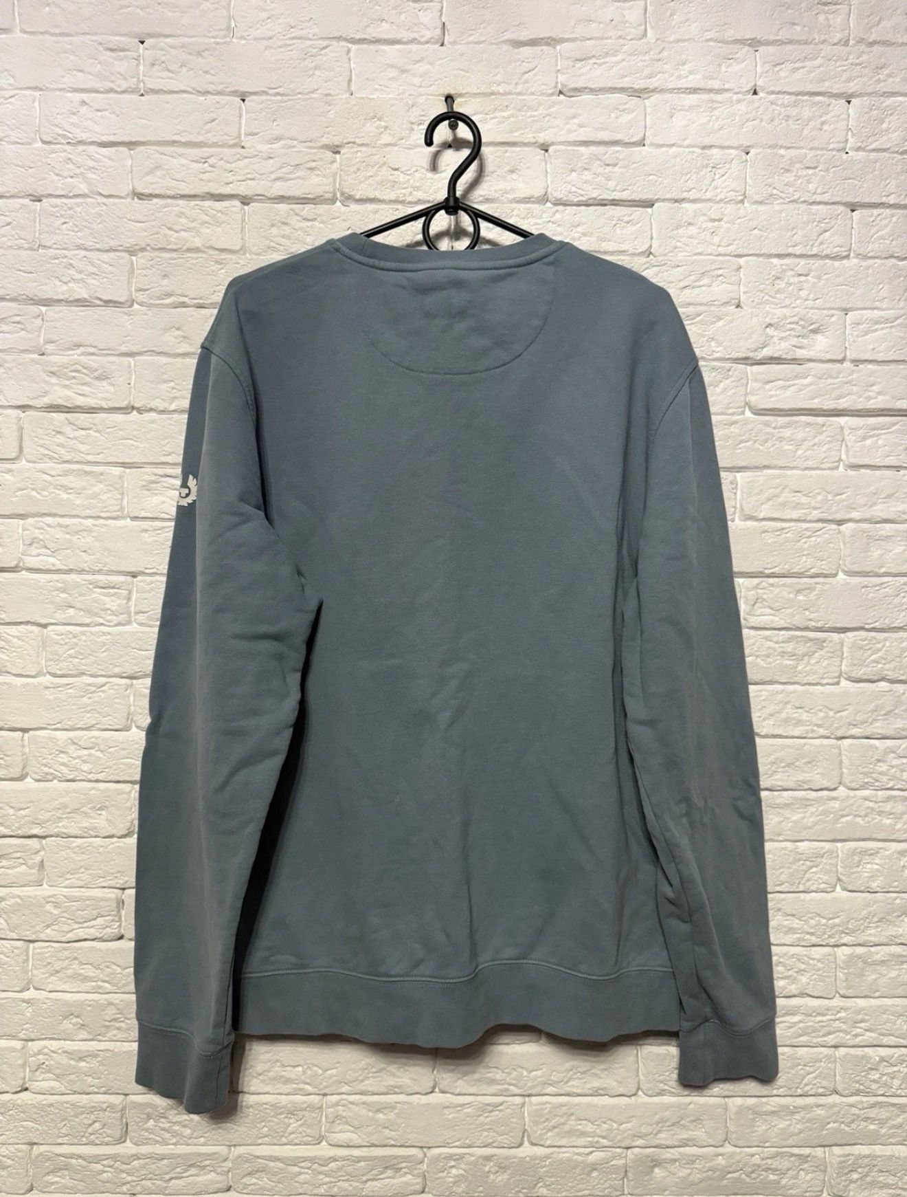 Belstaff Belstaff Sweatshirt Huge Logo Blue Sz XL Size US XL / EU 56 / 4 - 5 Thumbnail