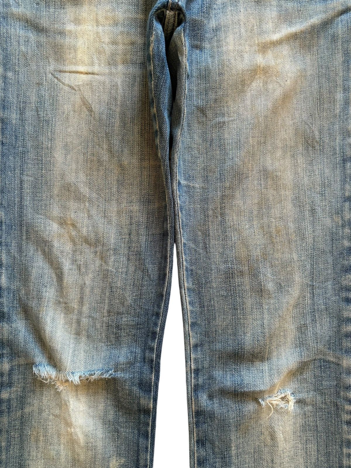 Just Cavalli Vintage Just Cavalli Mud Wash Embellished Distressed Jeans Size 30" / US 8 / IT 44 - 5 Thumbnail