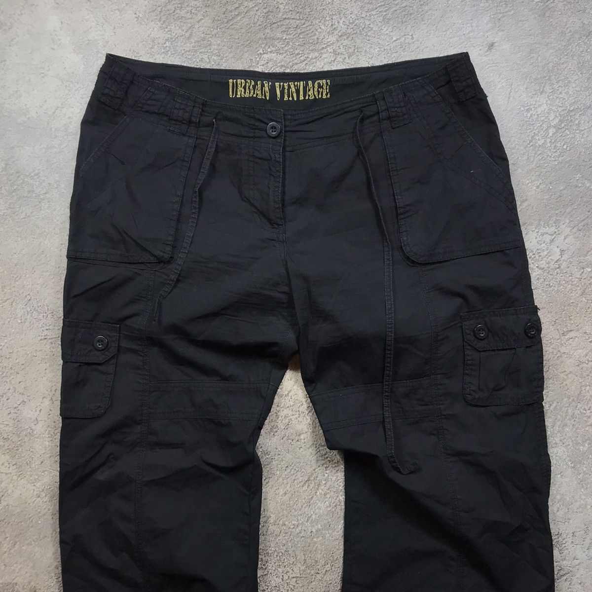 Vintage Vintage 90s Baggy Cargo Pants Parachute Hybrid Streetwear 33 Size 33" - 3 Thumbnail