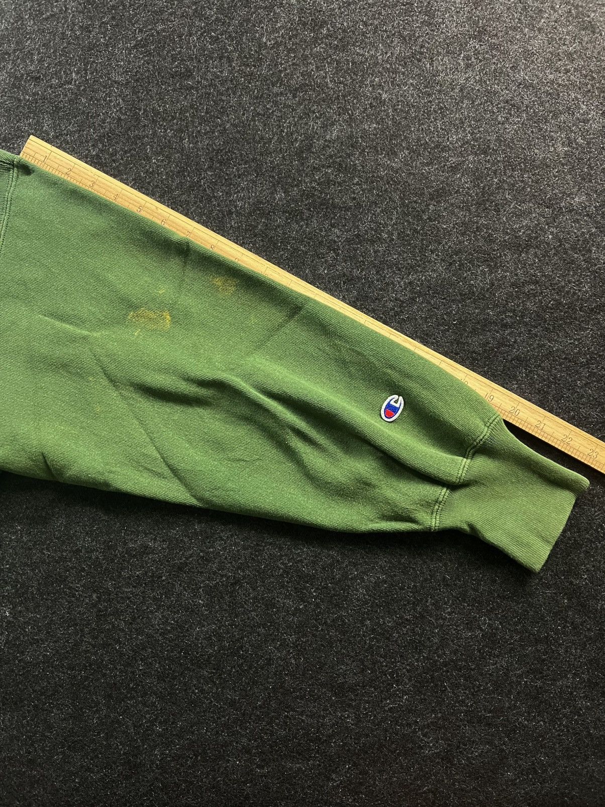 Champion Rare Paint Splatter Pollock Art Green Champion Reverse Sweat Size US M / EU 48-50 / 2 - 8 Thumbnail