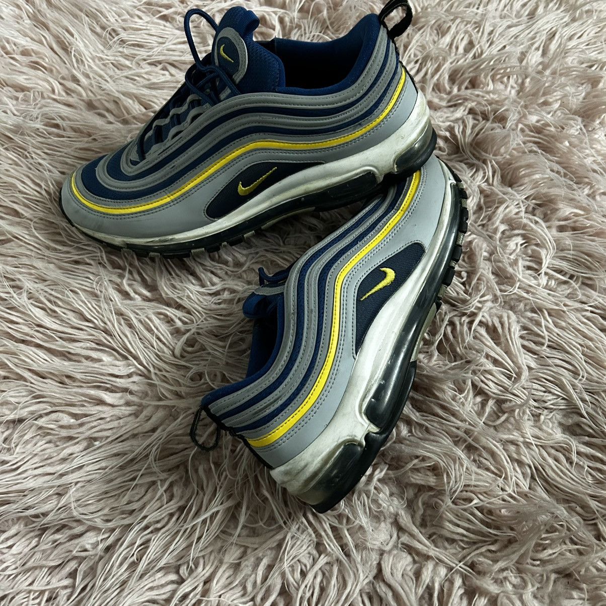 Nike × Vintage Nike Airmax 97' Michigan Size US 11.5 / EU 44-45 - 1 Thumbnail