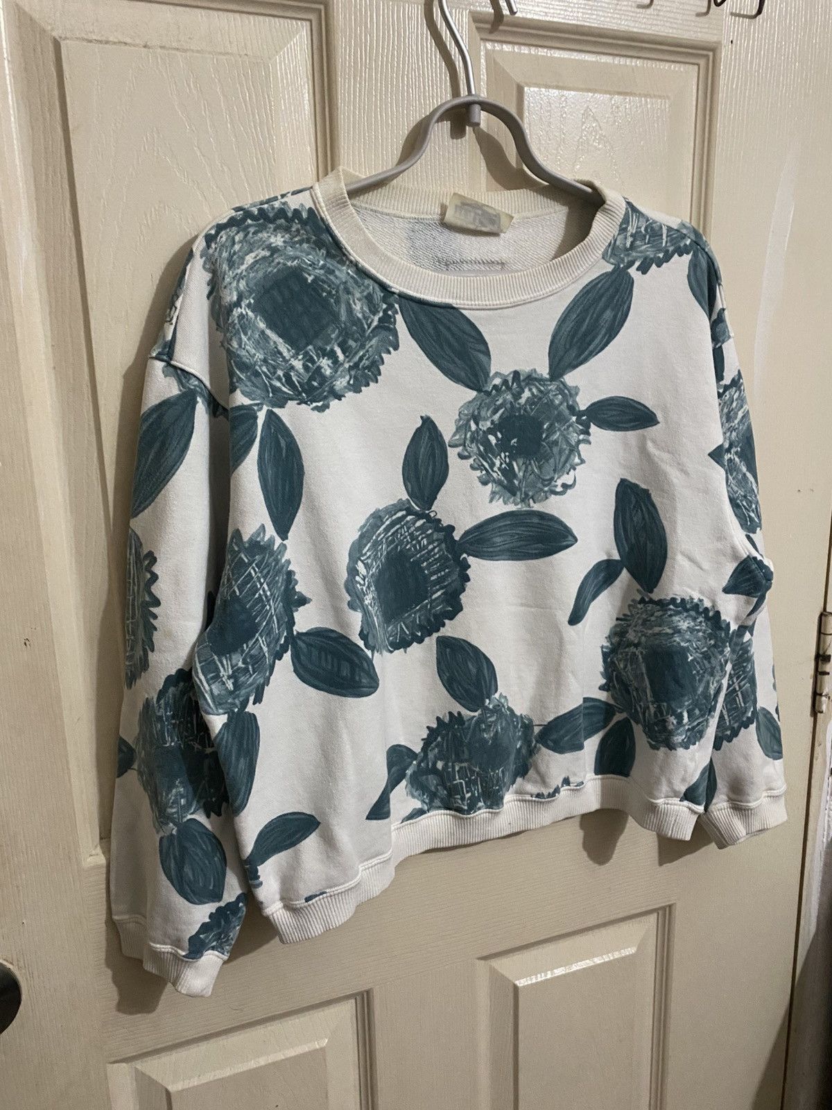 Issey Miyake Vintage HAI Sporting Gear by ISSEY MIYAKE Floral Sweatshirt Size M / US 6-8 / IT 42-44 - 5 Thumbnail