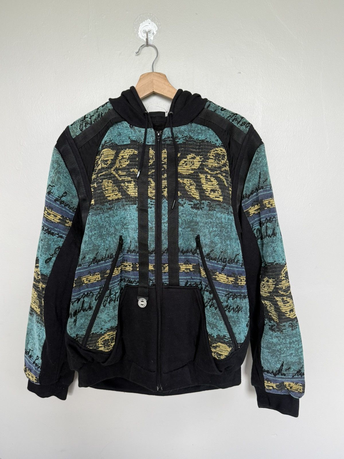 Authentic Archive Nasir Mazhar Tapestry Tactical Zip Hoodie