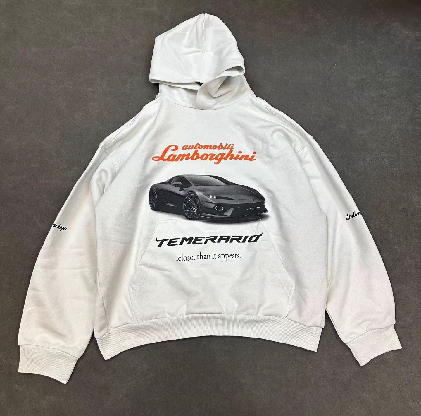 Balenciaga Balenciaga x Lamborghini FW25 Print Hoodie S New Size US S / EU 44-46 / 1 - 1 Thumbnail