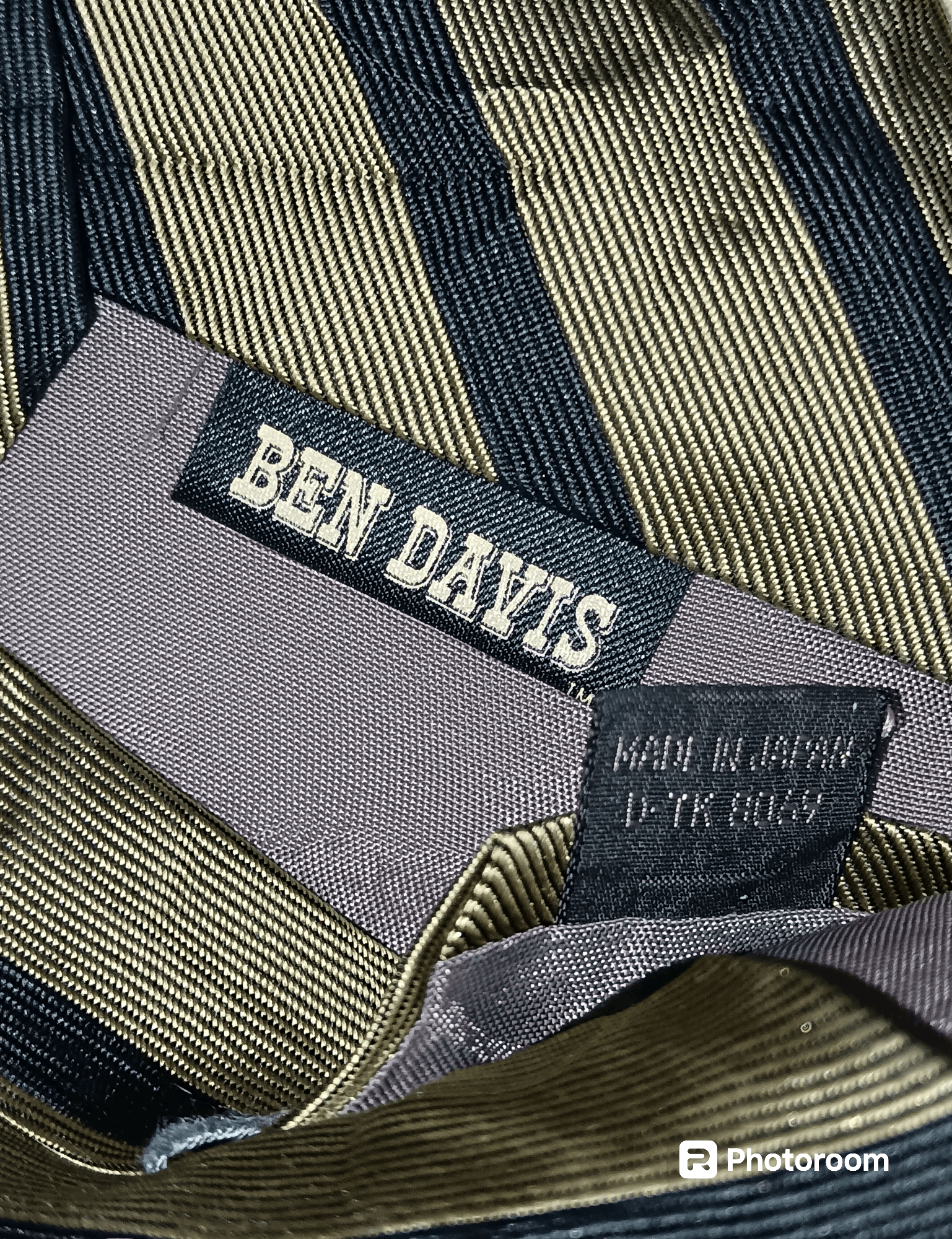Ben Davis × Japanese Brand BEN DAVIS SILK HICKORY TIE Size ONE SIZE - 3 Thumbnail