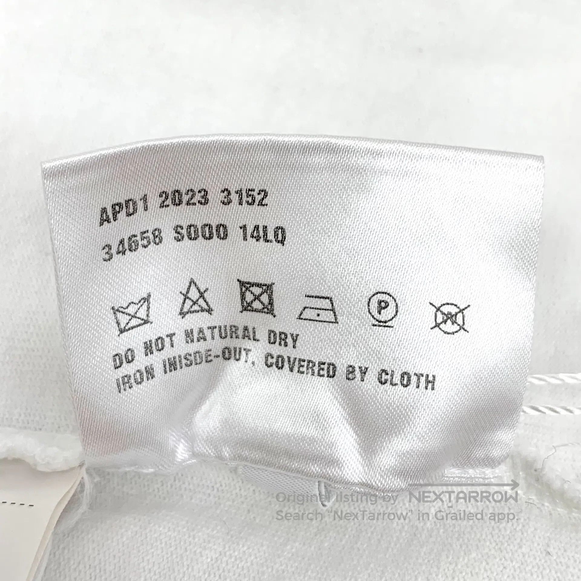 Prada Prada White Logo Letter Embossed Cotton Round Neck Long Sl Size US S / EU 44-46 / 1 - 7 Thumbnail