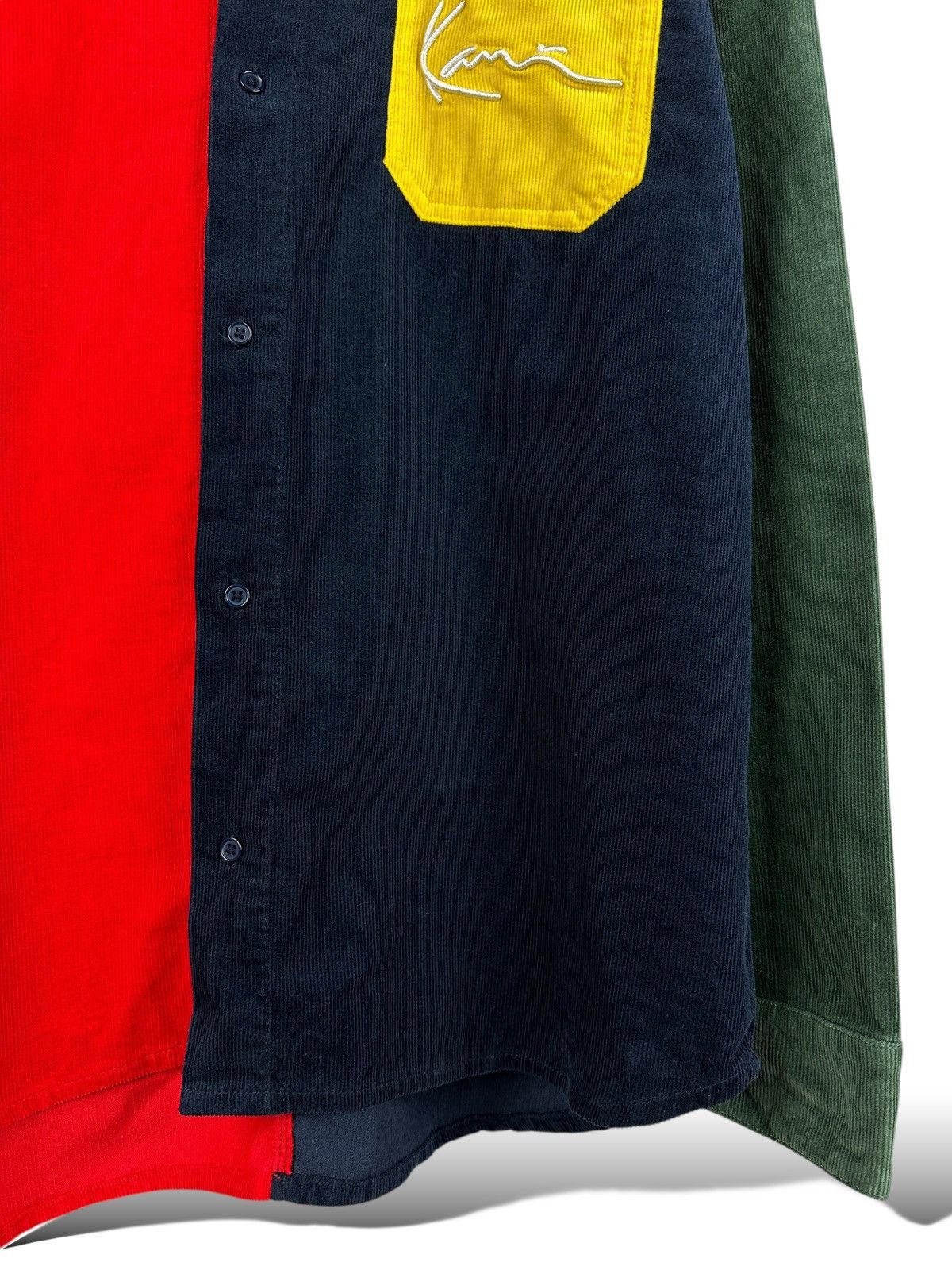 Karl Kani Karl Kani Signature Corduroy Long Sleeve Shirt Colorblock Size US M / EU 48-50 / 2 - 5 Thumbnail