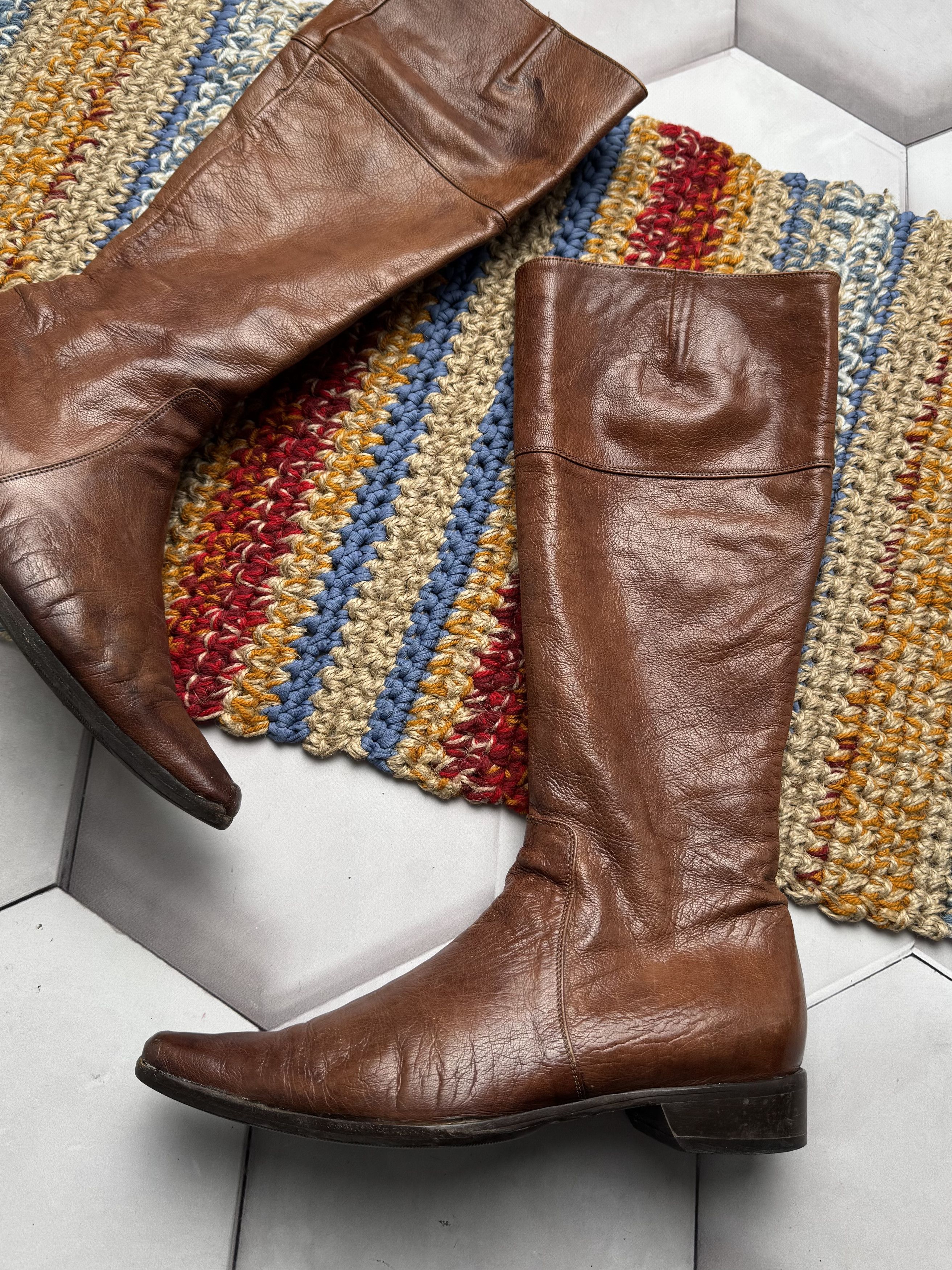Vintage Vintage Leather Boots (E4) Size US 7 / IT 37 - 3 Thumbnail