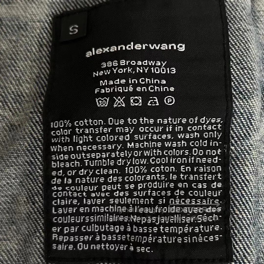 Alexander Wang alexander wang printed denim jacket. Size US S / EU 44-46 / 1 - 4 Thumbnail