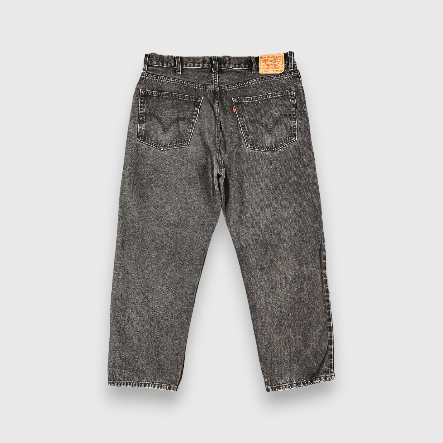 Levi's Vintage Faded Black Levis 550 Jeans-J2530 Size US 39 - 2 Thumbnail