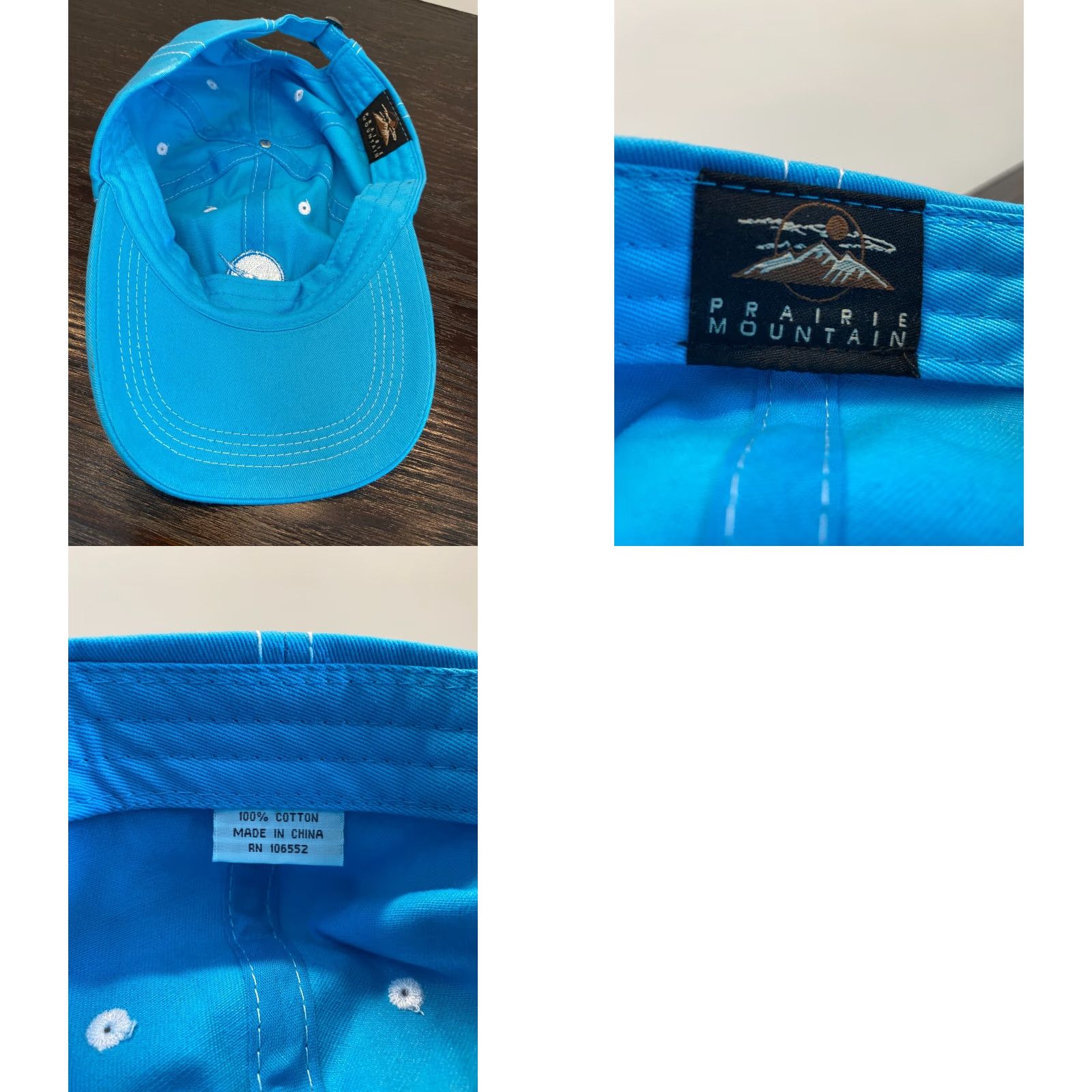 NASA VINTAGE NASA Hat Baseball Cap Men Adults One Size Blue Lightweight Cotton Embroidered Logo Space 2010s Size ONE SIZE - 8 Thumbnail