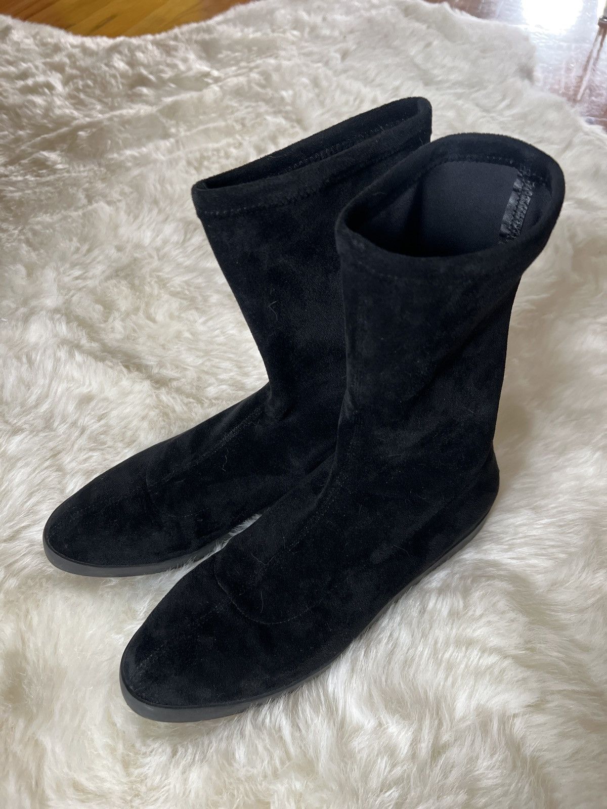 Issey Miyake Issey Miyake Black United Nude Edition Skin Boots Size US 8 / IT 38 - 2 Thumbnail