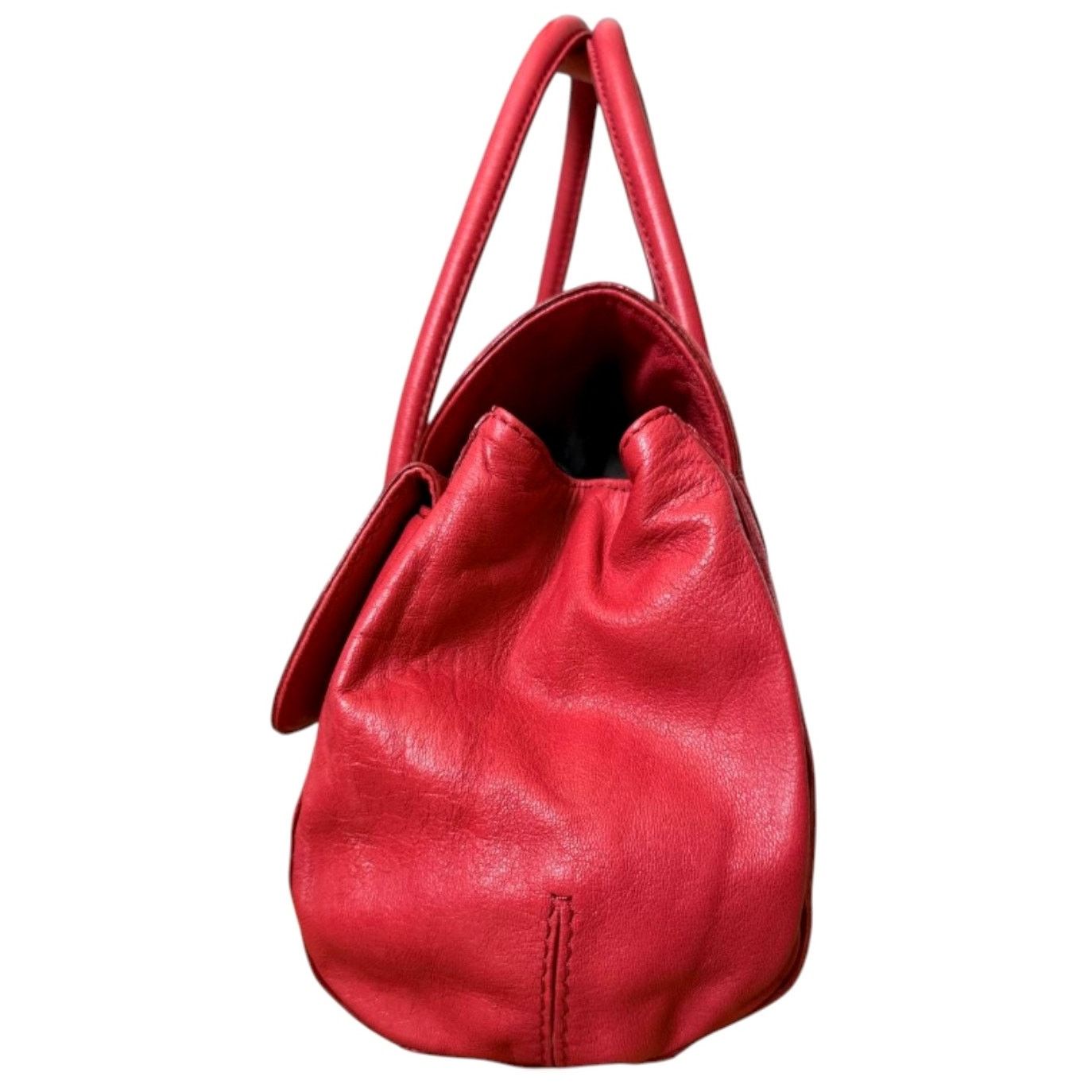 NBDN Nobrandedon Botkier Red Shoulder Leather Tote Bag Size ONE SIZE - 3 Thumbnail