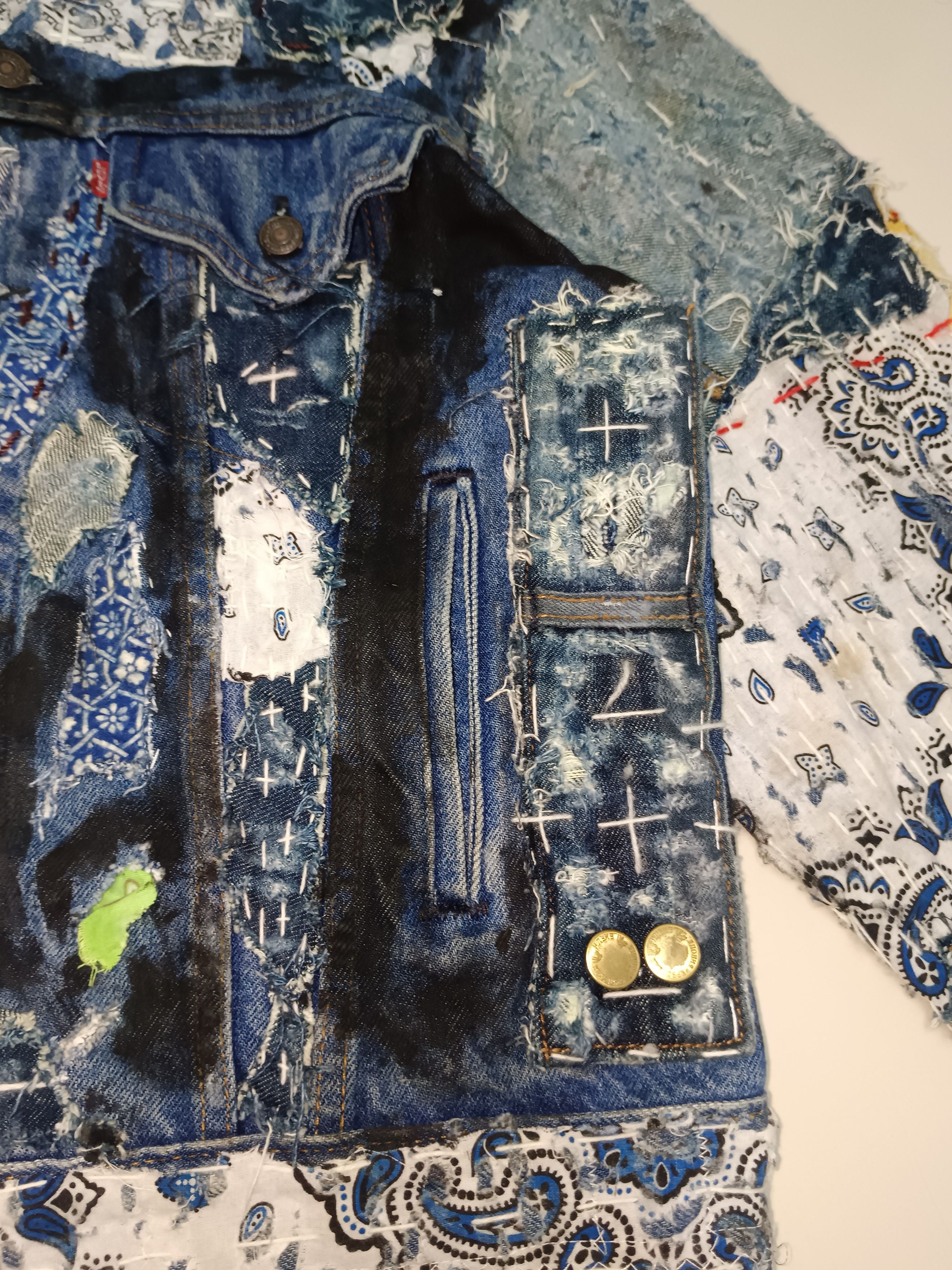 If Six Was Nine × Levi's Vintage Levis Trucker Jacket Size US M / EU 48-50 / 2 - 7 Thumbnail