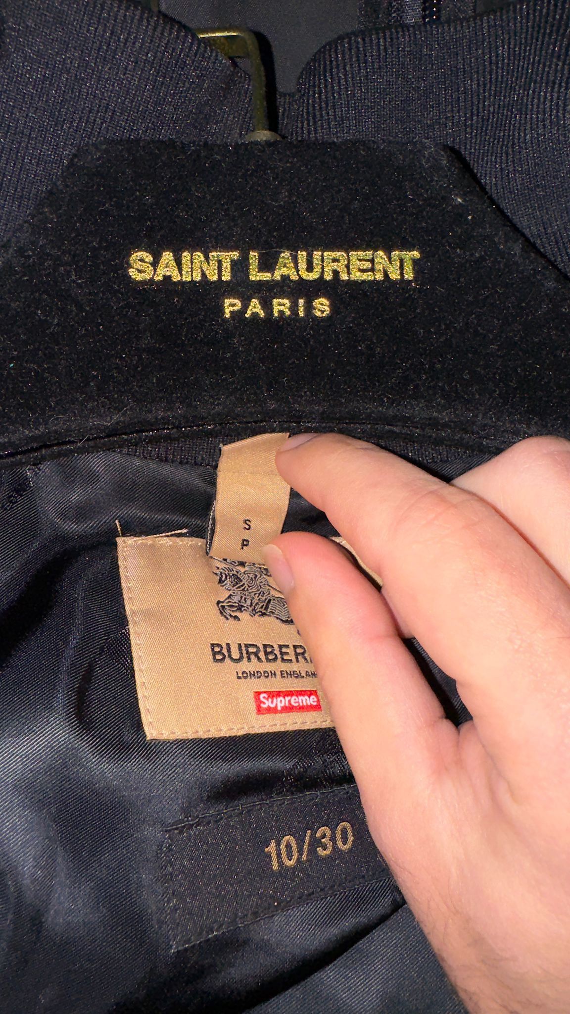 Burberry × Supreme [RARE] Supreme x Burberry Leather – Rare 1 of 30 – Size S Size US S / EU 44-46 / 1 - 6 Thumbnail