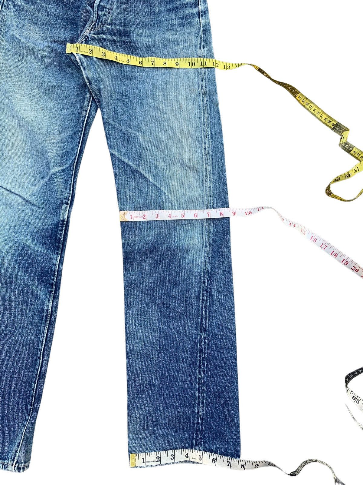 Levi's VINTAGE LEVIS 501XX SELVEDGE BIG E DAMAGE DISTRESSED DENIM Size US 30 / EU 46 - 15 Thumbnail