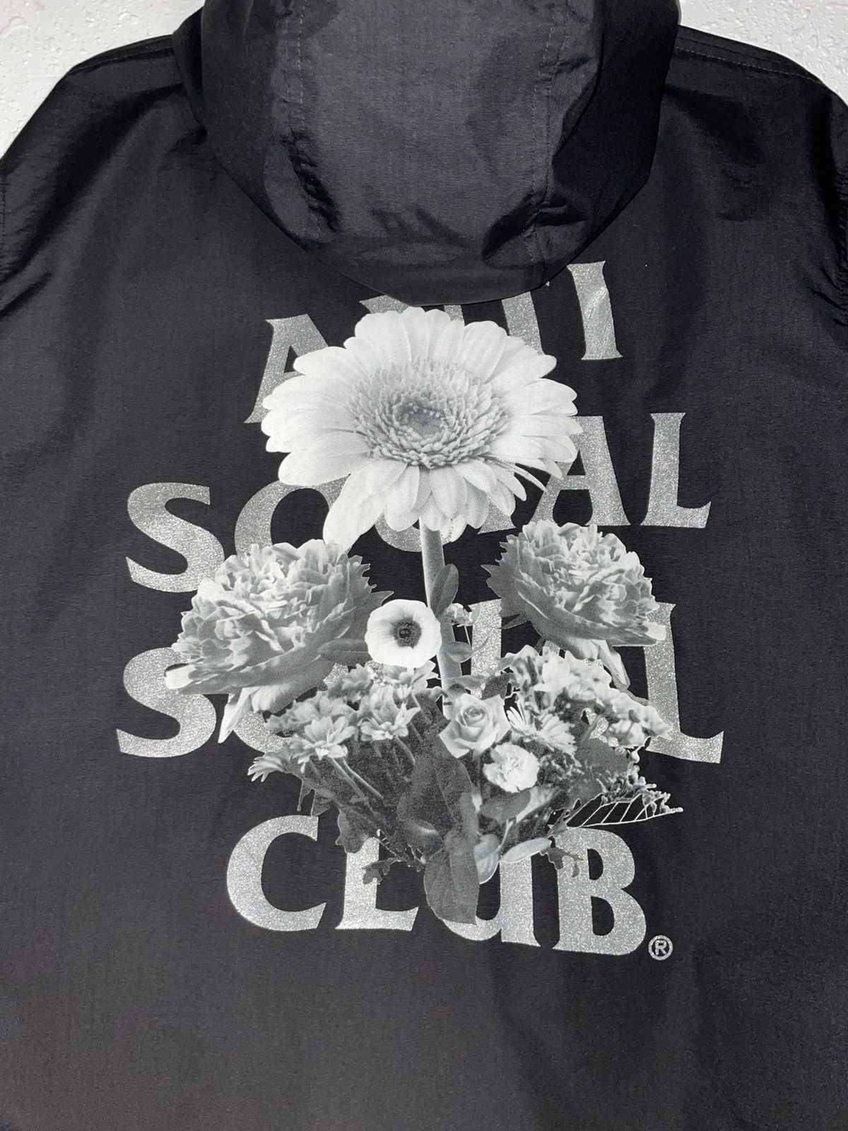 Anti Social Social Club ASSC ‘The Ghost of You and Me’ Anorak 3M Black Size US L / EU 52-54 / 3 - 4 Thumbnail