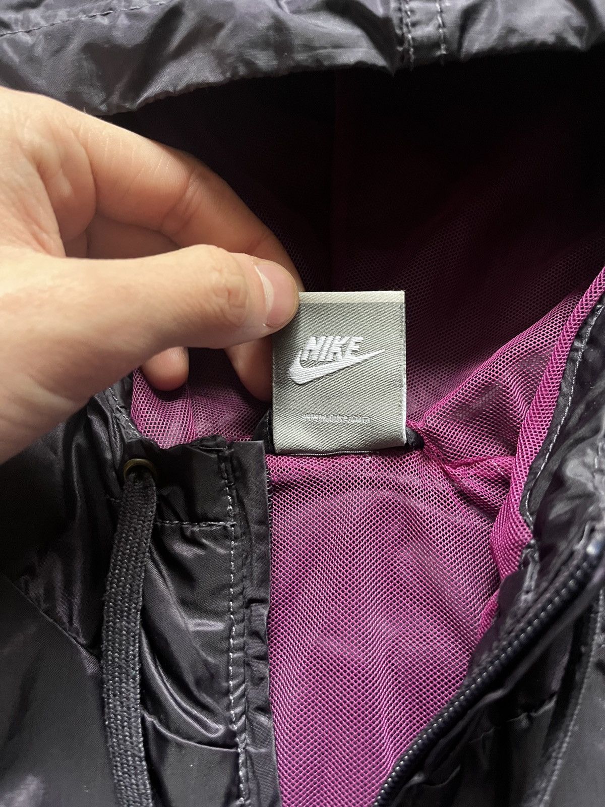 Nike × Vintage Vintage Nike Windbreaker Women’s Jacket Drill Purple Size S Size S / US 4 / IT 40 - 7 Thumbnail