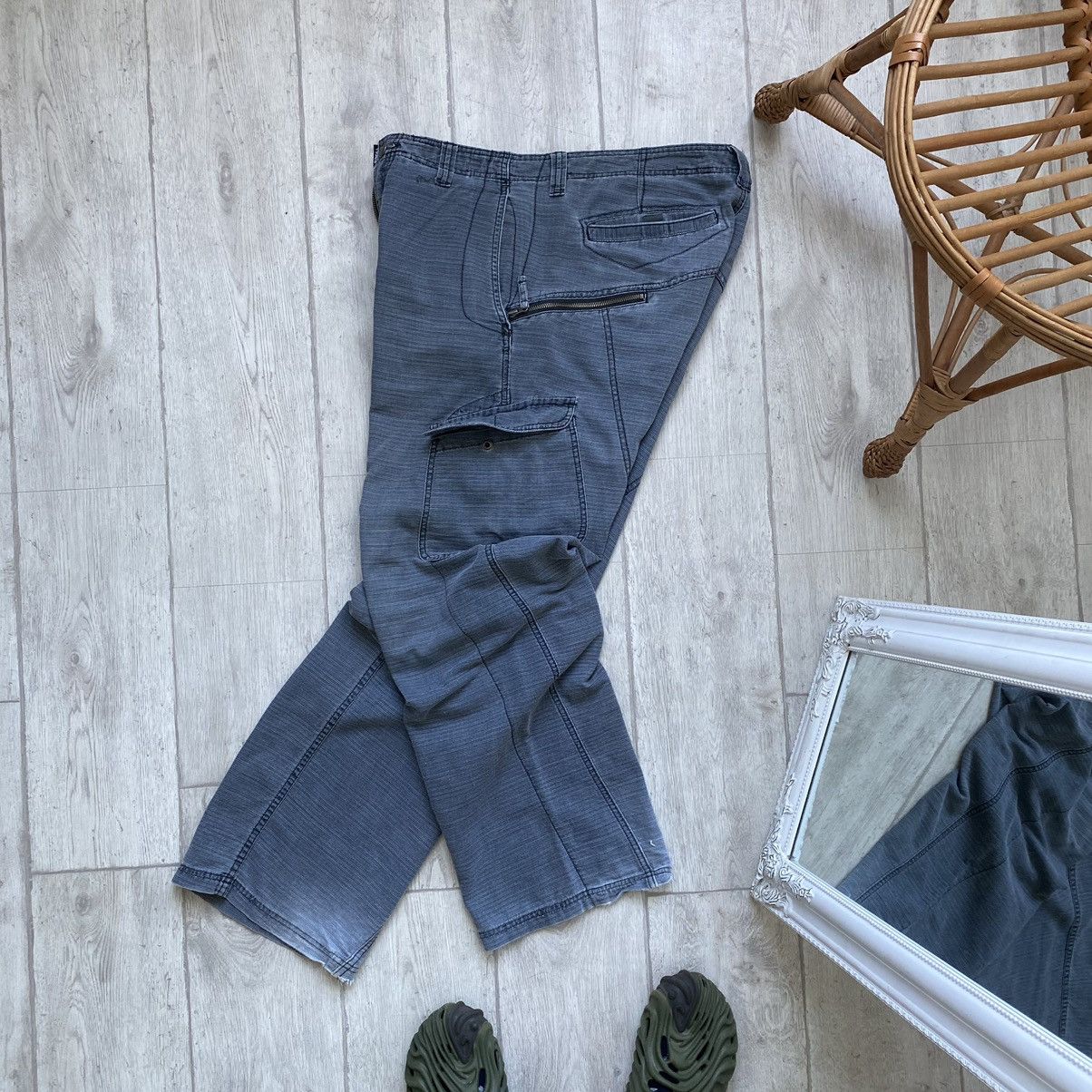 O'Neill Vintage 80s Oneill Cargo Baggy pants Rap Hip Hop Style fubu Size US 34 / EU 50 - 11 Thumbnail