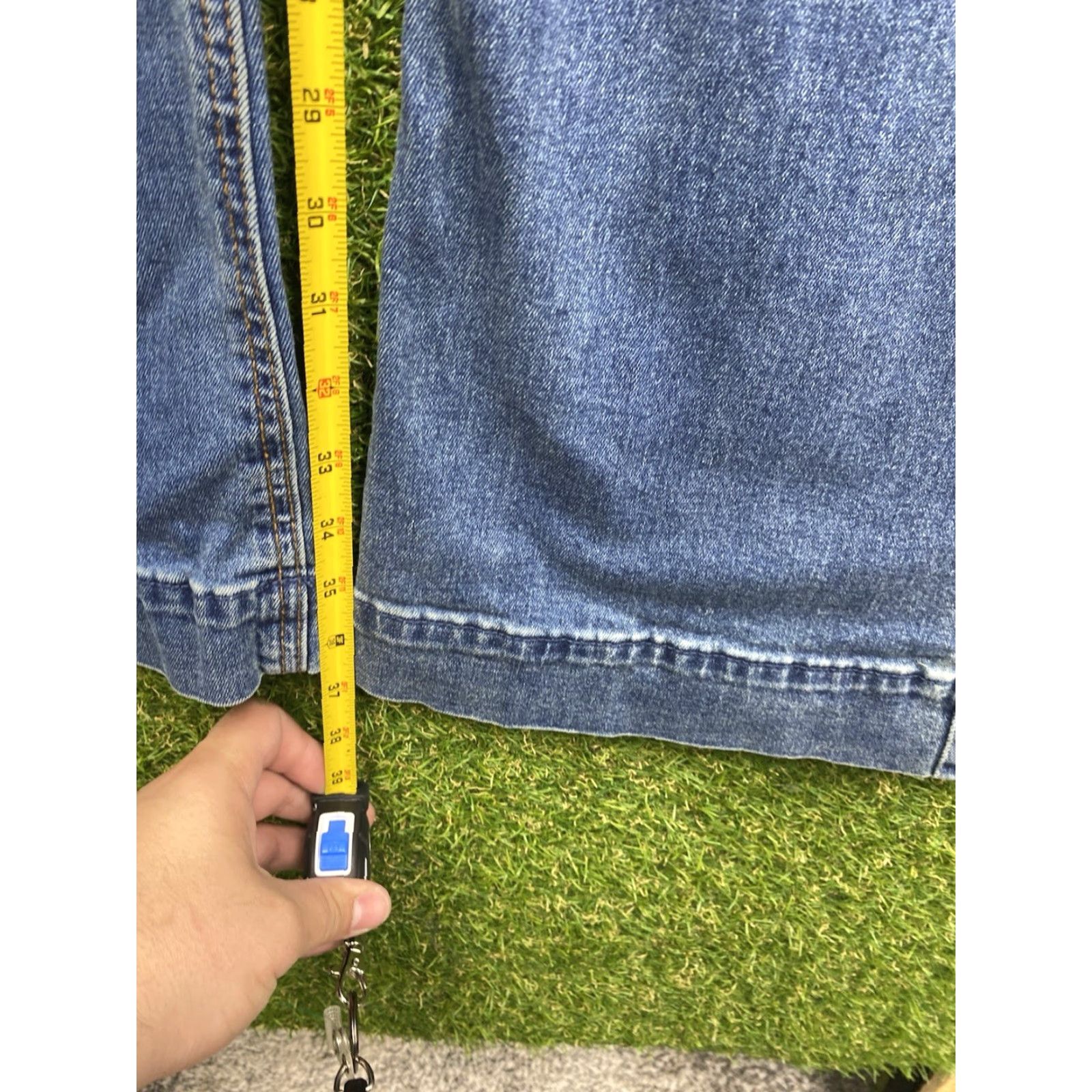 Vintage Rock And Roll Cowgirl Jeans Womens High Rise Flared 26/38 Blue Casual Cotton Denim Rock Size 26" / US 2 / IT 38 - 5 Thumbnail