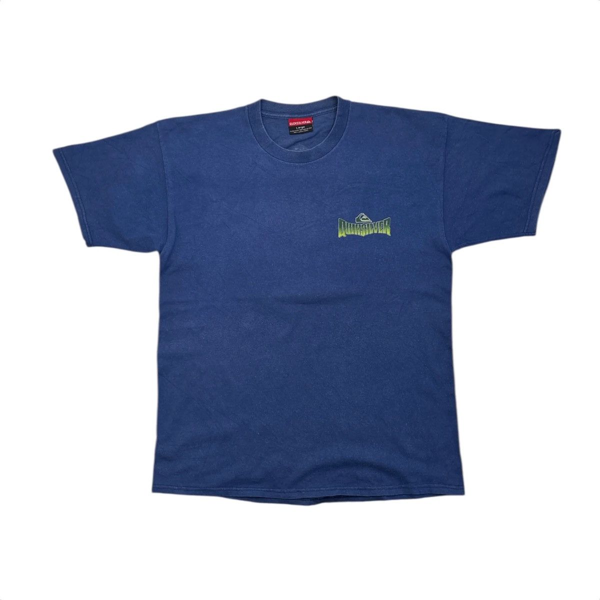 Quiksilver Vintage 2000 Quiksilver Hula Girl Graphic Back Print Tee Size US L / EU 52-54 / 3 - 2 Thumbnail