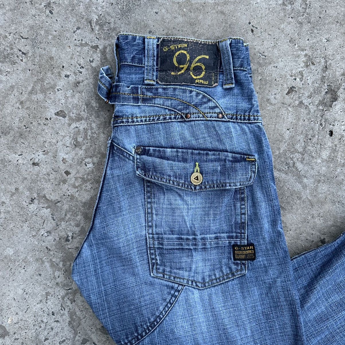 G-Star VTG Japanese G-Star Raw Jeans Double Knee W32xL34 Crazy Fit Size US 32 / EU 48 - 10 Thumbnail