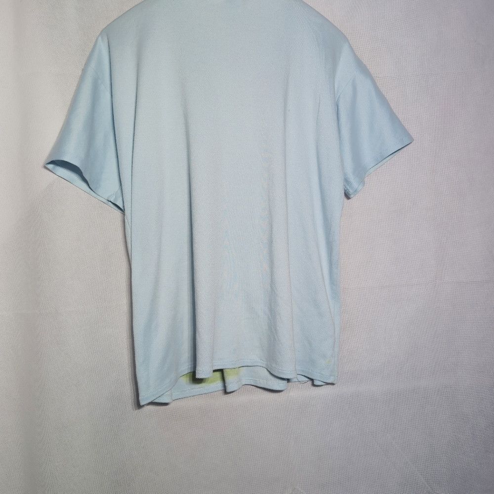 Other Privado Uno Vintage Sz M Light Blue T-Shirt with Tiger, Le Size M / US 6-8 / IT 42-44 - 3 Thumbnail
