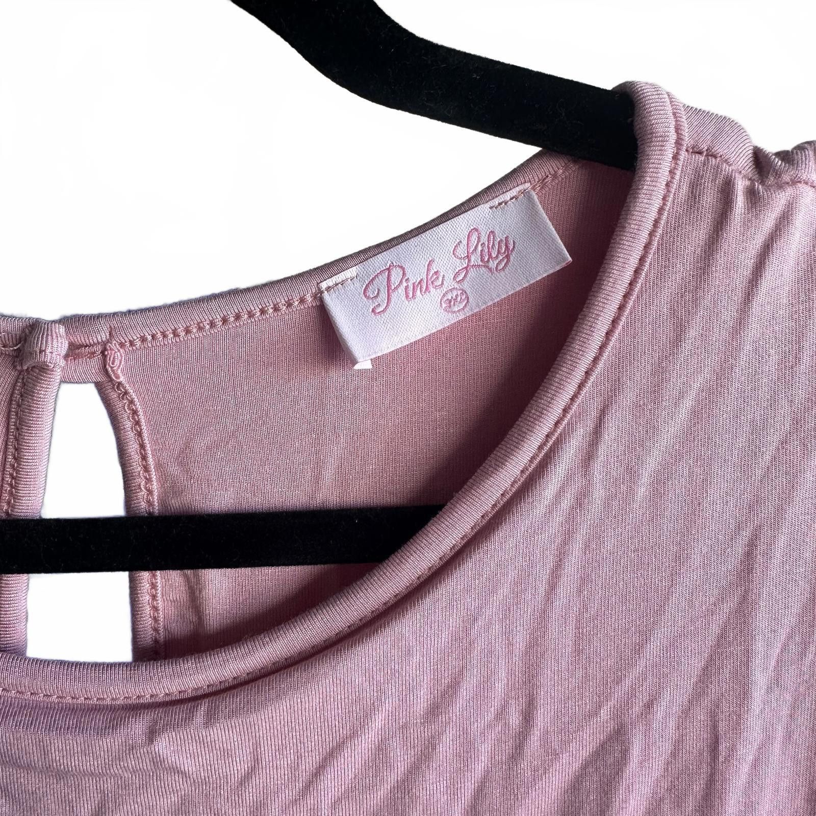 Designer Pink Lily Sleeveless Jumpsuit - Soft Blush Color Size 42" / US 20 - 4 Thumbnail
