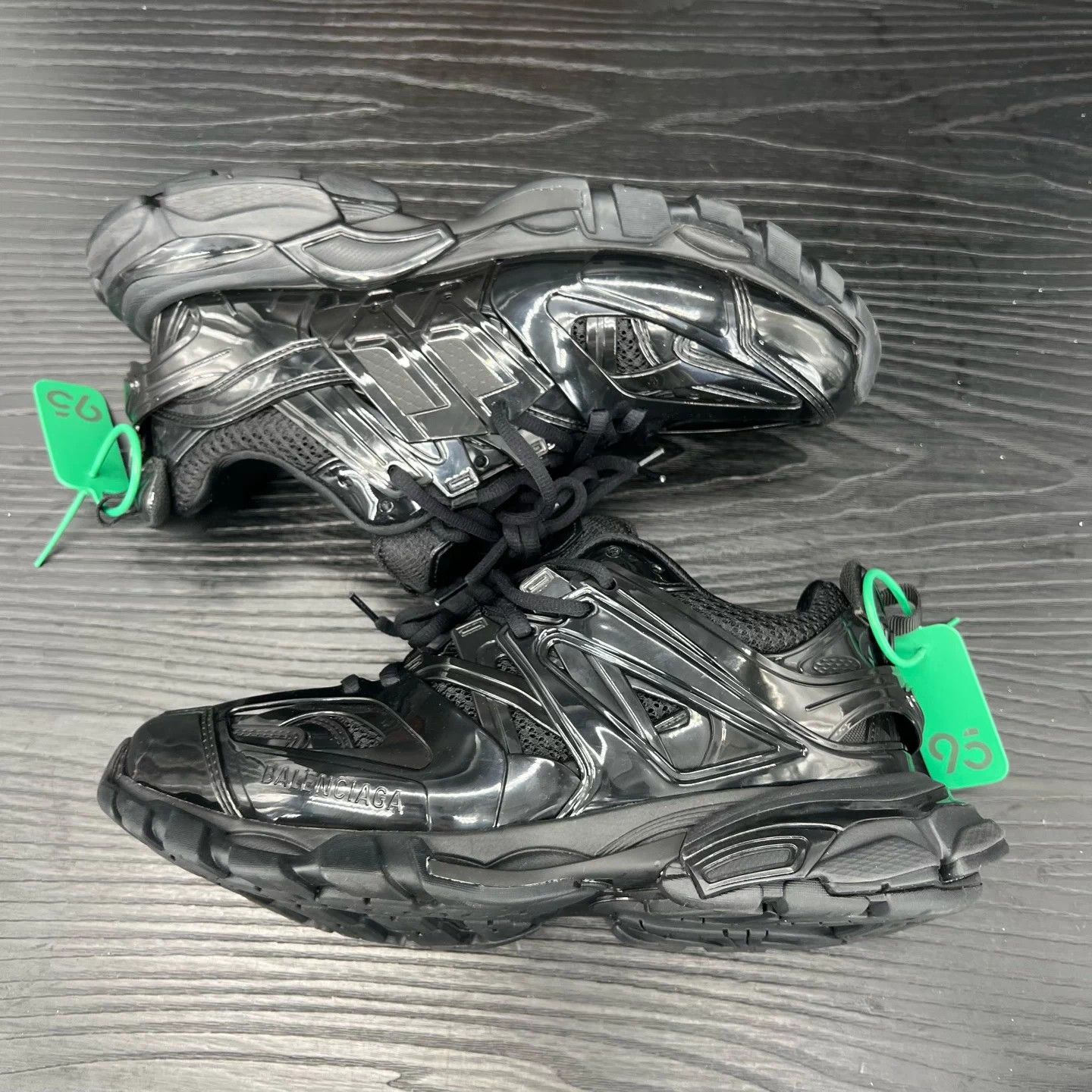 Balenciaga Balenciaga Track Black Leather 41 Size US 8 / EU 41 - 3 Thumbnail