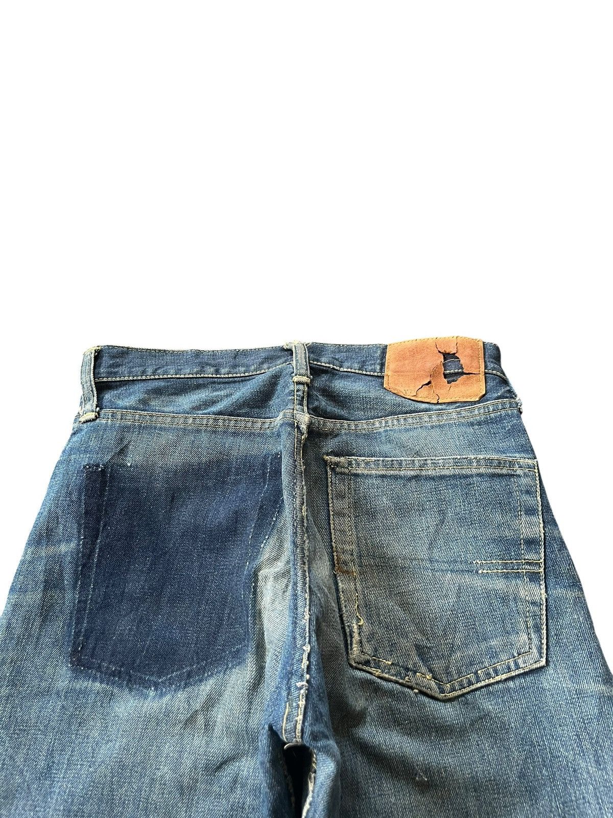 Hysteric Glamour Vintage Bigstone Mud Wash Distressed Flare Jeans Size 28" / US 6 / IT 42 - 4 Thumbnail