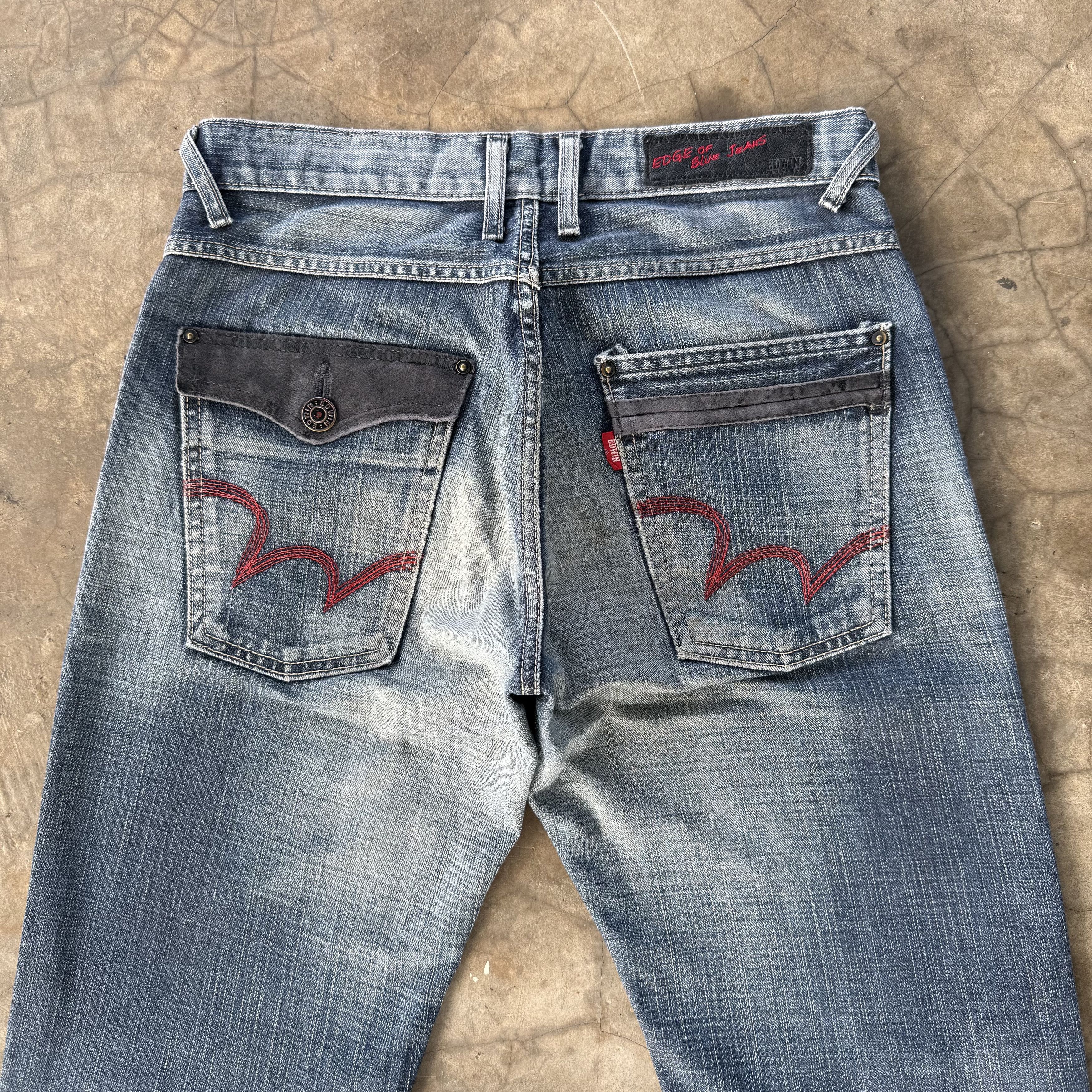 Edwin W32x33 Vintage Edwin Faded Stonewash Jean Denim Pants Size US 32 / EU 48 - 10 Thumbnail