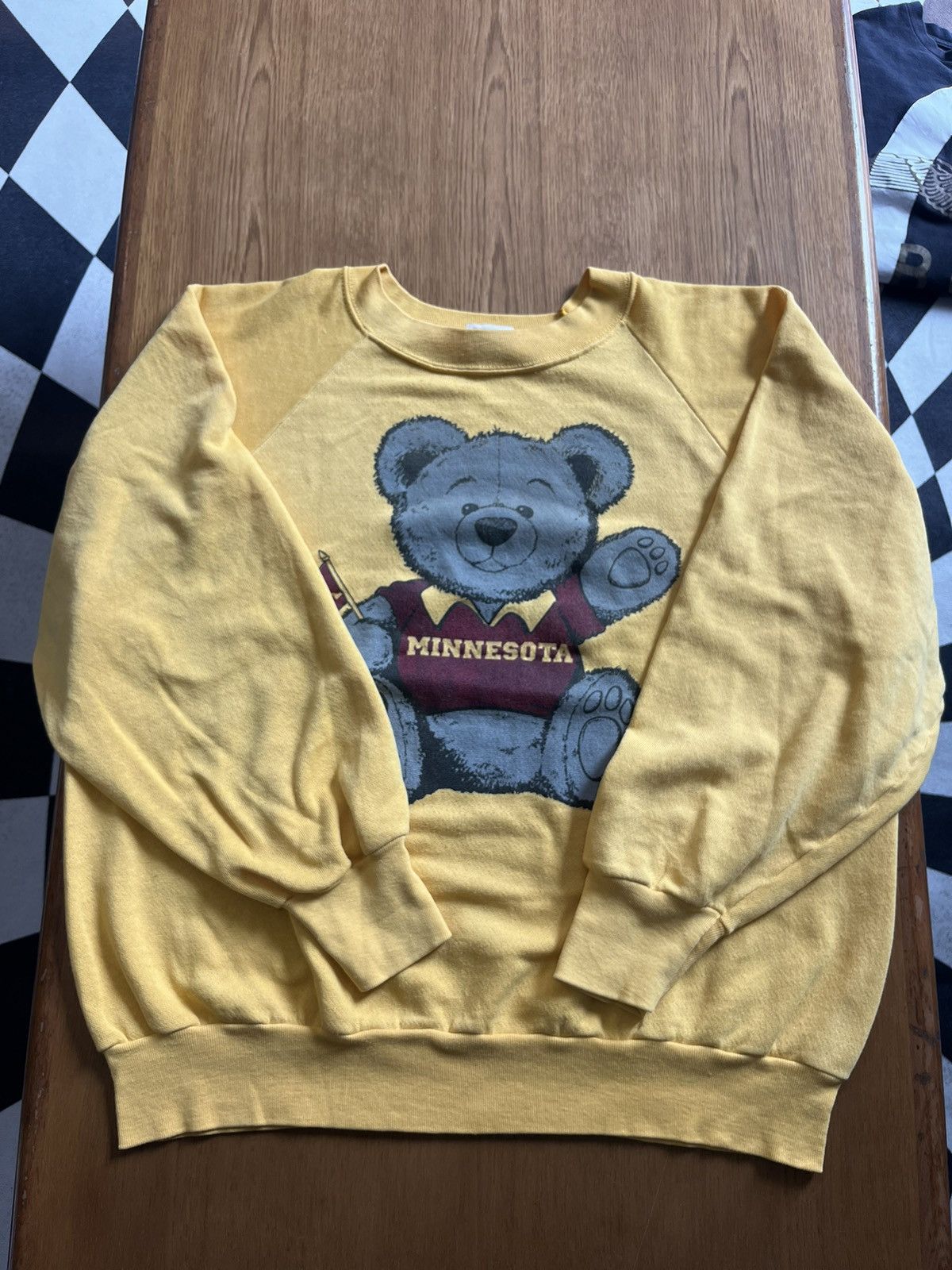 Vintage Vintage MINNESOTA Bear 80’s Sweater shirt Size US L / EU 52-54 / 3 - 5 Thumbnail