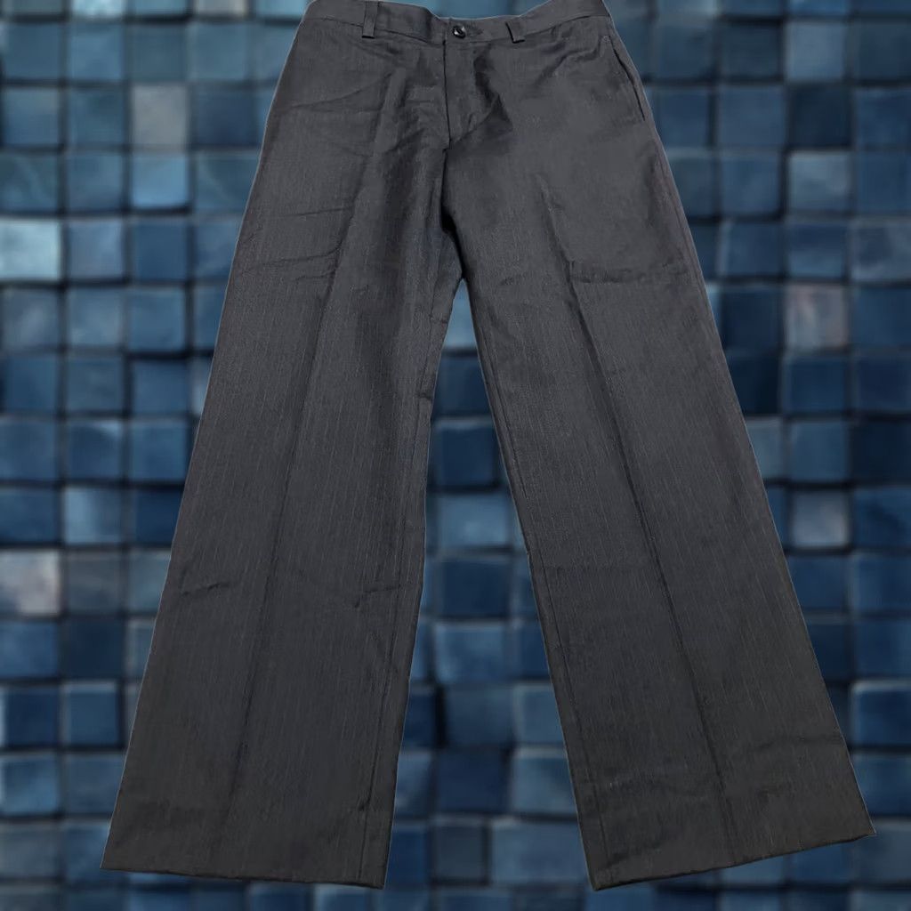 J.Crew J.CREW Mens 32x34 Dress Pants Gray Striped Wool Business Mid Rise Pants Mens 32 Gray Striped Wool Dress Pants Size US 32 / EU 48 - 1 Thumbnail