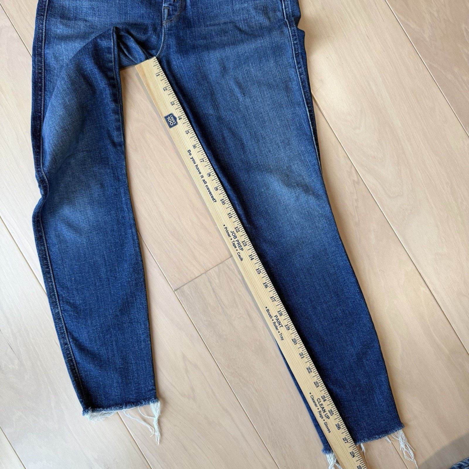 MOTHER Mother High Waisted Double Looker Ankle Fray Jeans W 27 Size 27" / US 4 / IT 40 - 8 Thumbnail