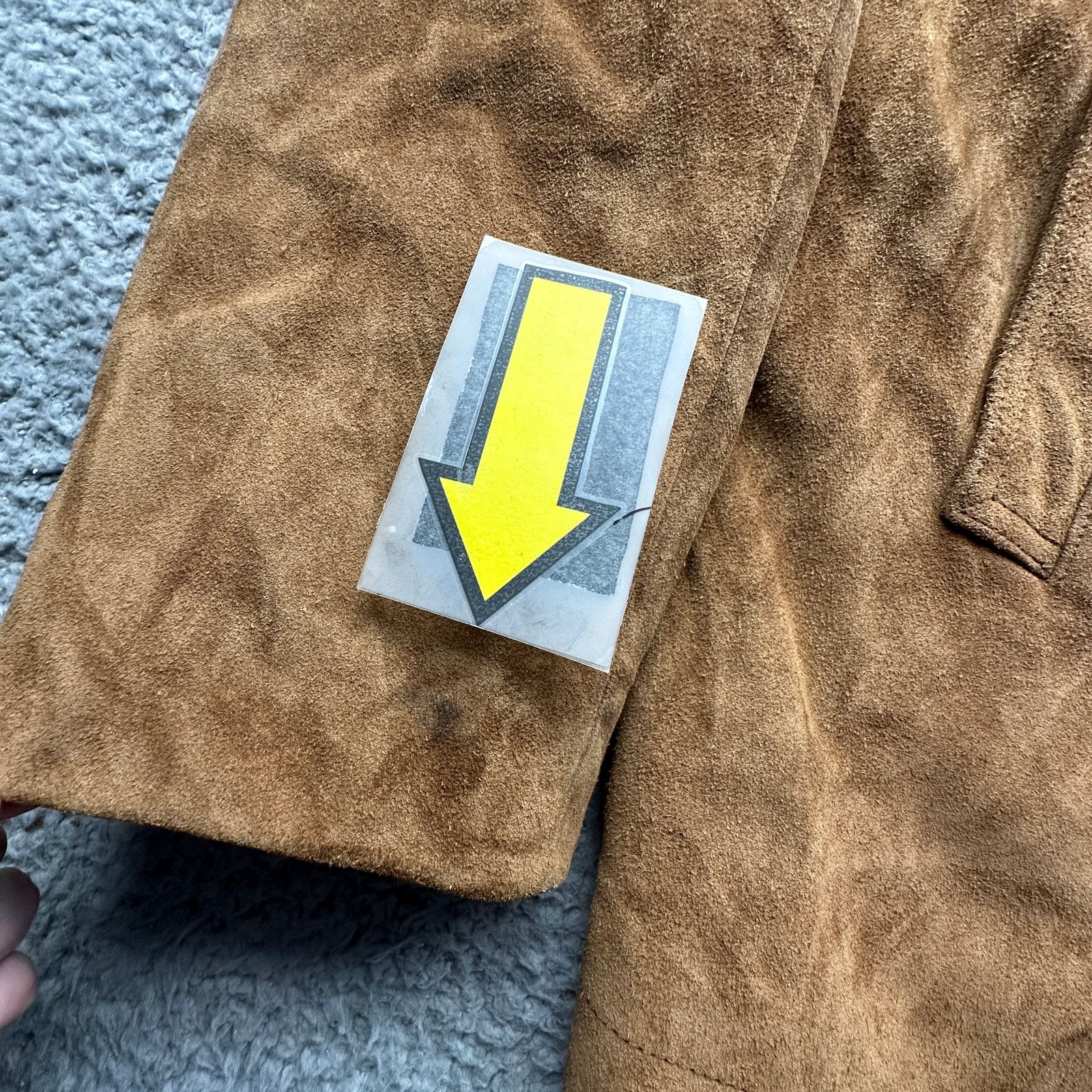 J.Crew Vintage J Crew Suede Leather Brown Button Mens Coat Large Size US L / EU 52-54 / 3 - 11 Thumbnail
