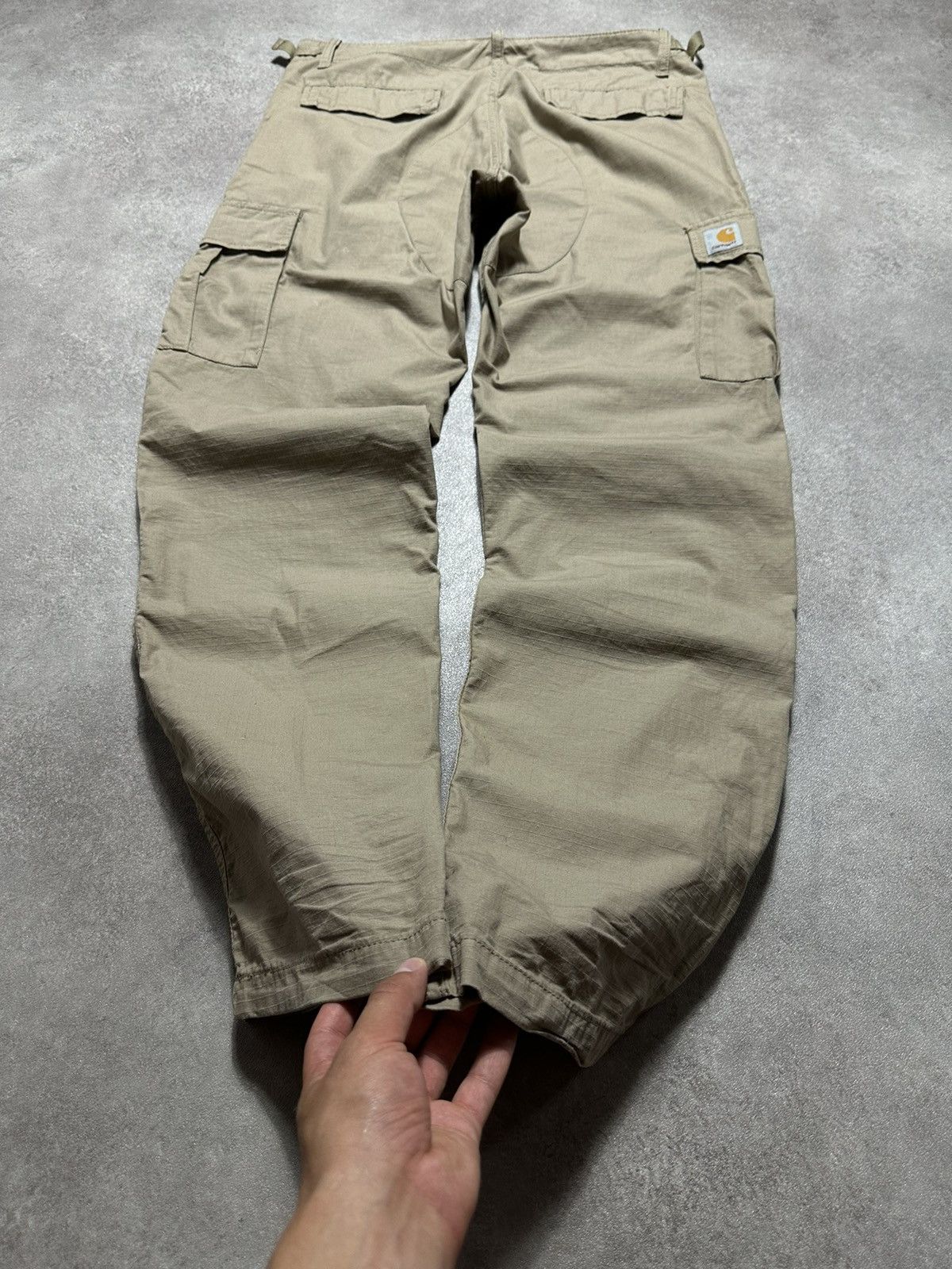 Carhartt × Carhartt Wip × Vintage Mens Vintage Cargo Baggy Carhartt Aviation Pant Size US 33 - 2 Thumbnail