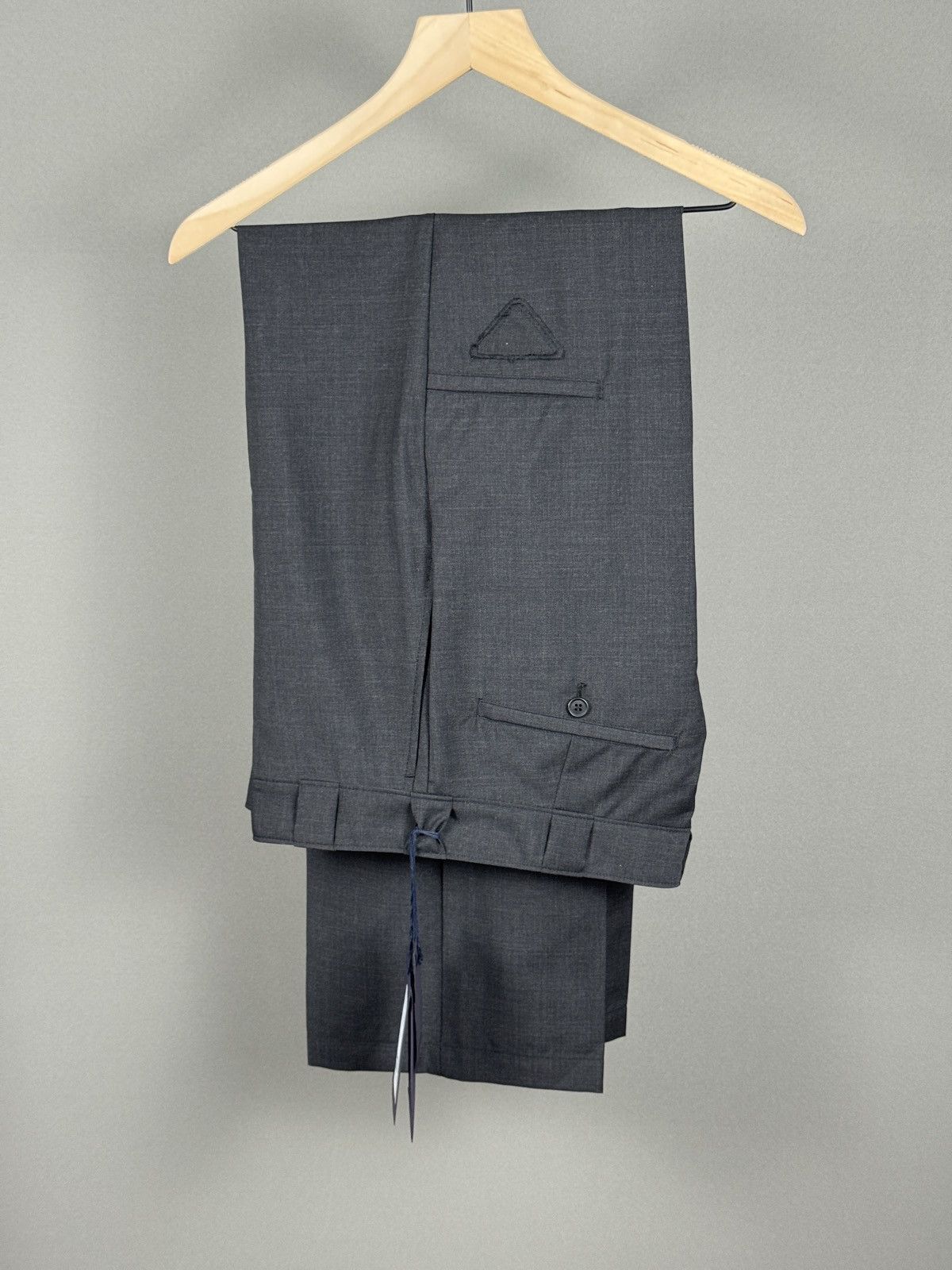 Prada NWT PRADA GRAY WOOL PANTS PRADA LOGO Size US 30 / EU 46 - 3 Thumbnail