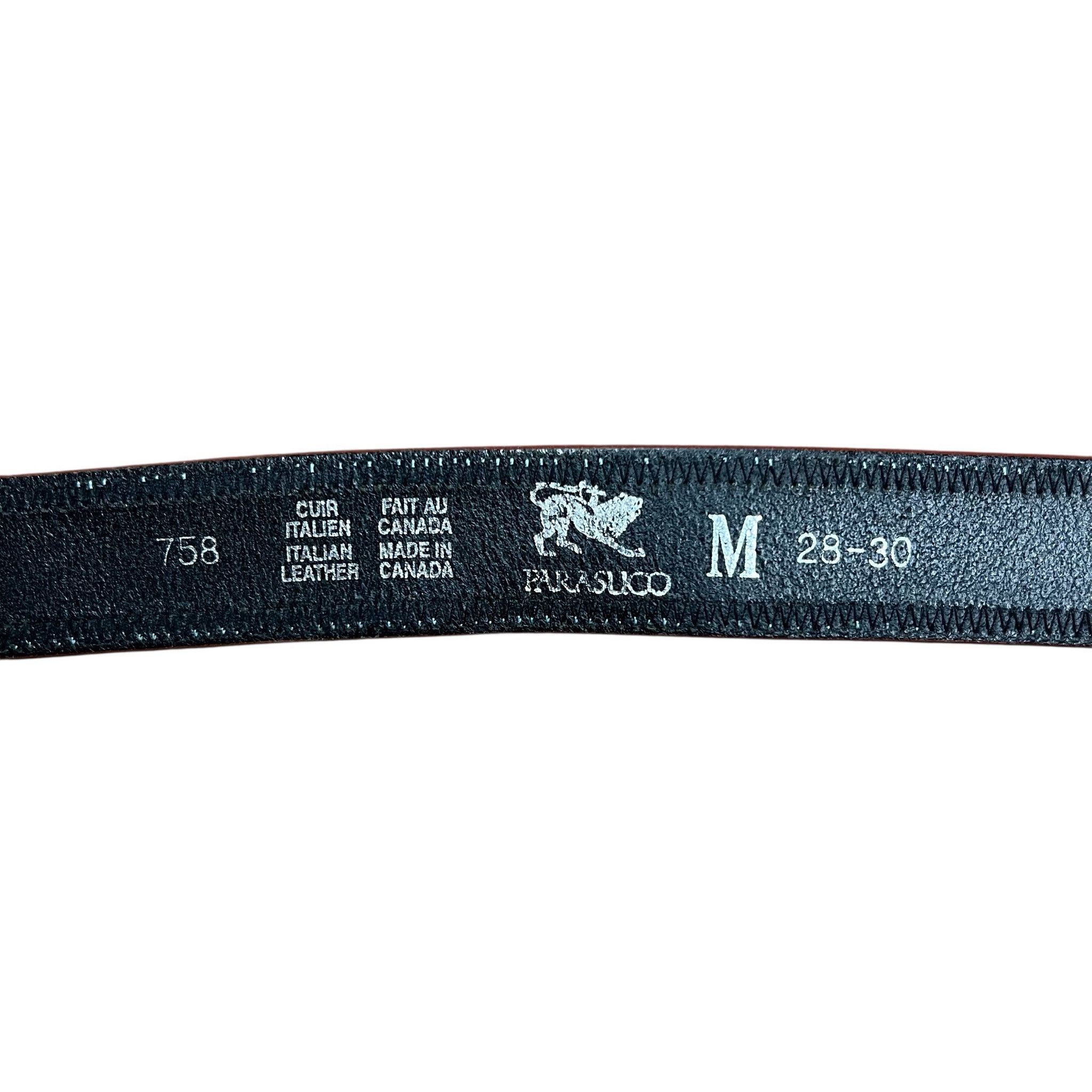 Parasuco Parasuco Made in Italy Beaded Leather Belt - M Size ONE SIZE - 5 Thumbnail