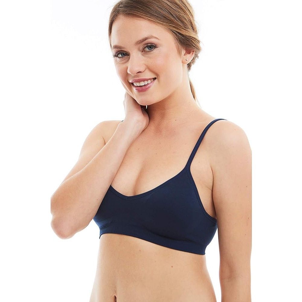 Nordstrom Kalon Comfort Cami Bralette - Wireless Seamless Navy Blue Size ONE SIZE - 7 Thumbnail