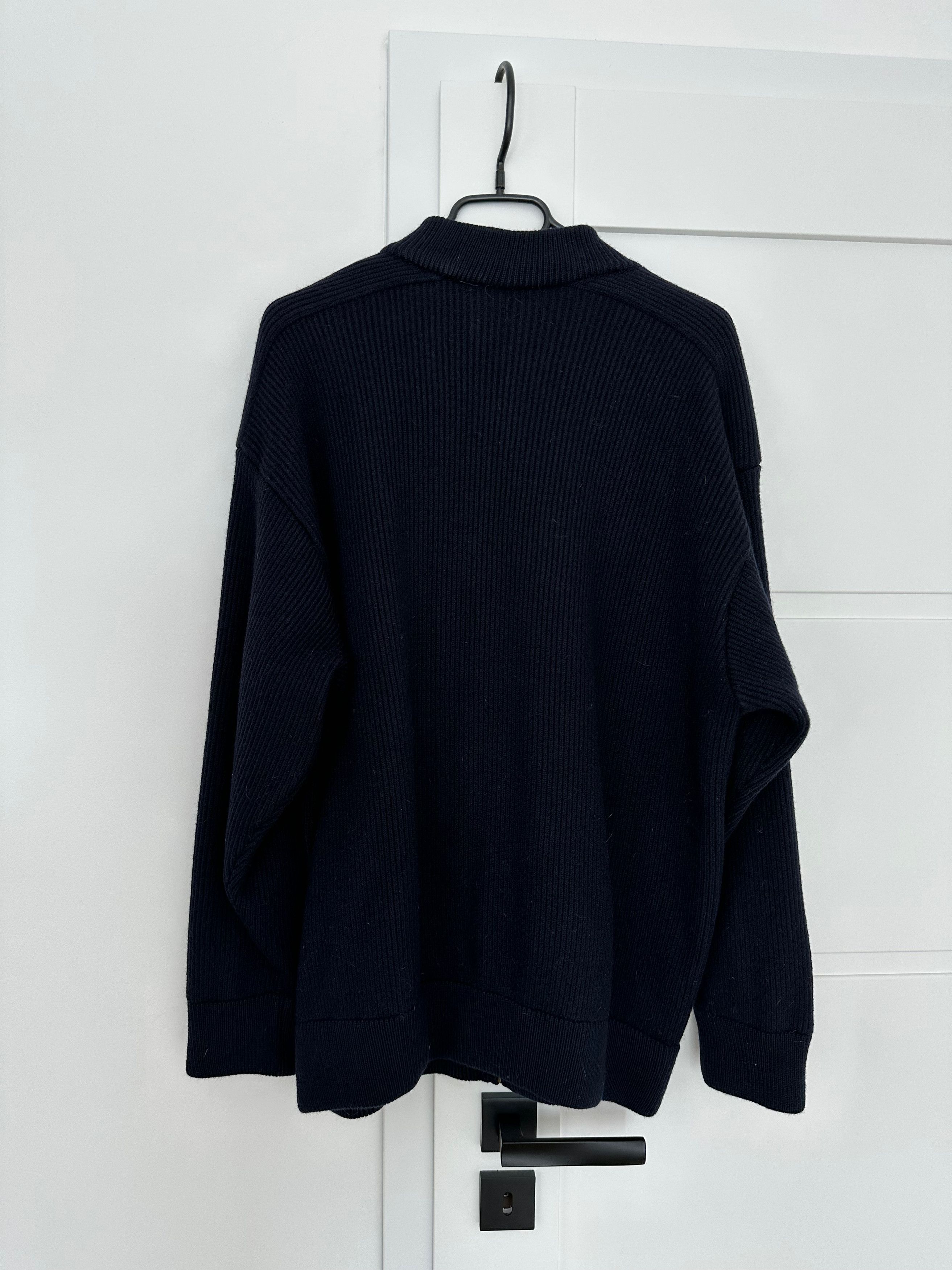 Paul & Shark Paul & Shark Yachting vintage wool bomber jacket knit blue Size US L / EU 52-54 / 3 - 7 Thumbnail